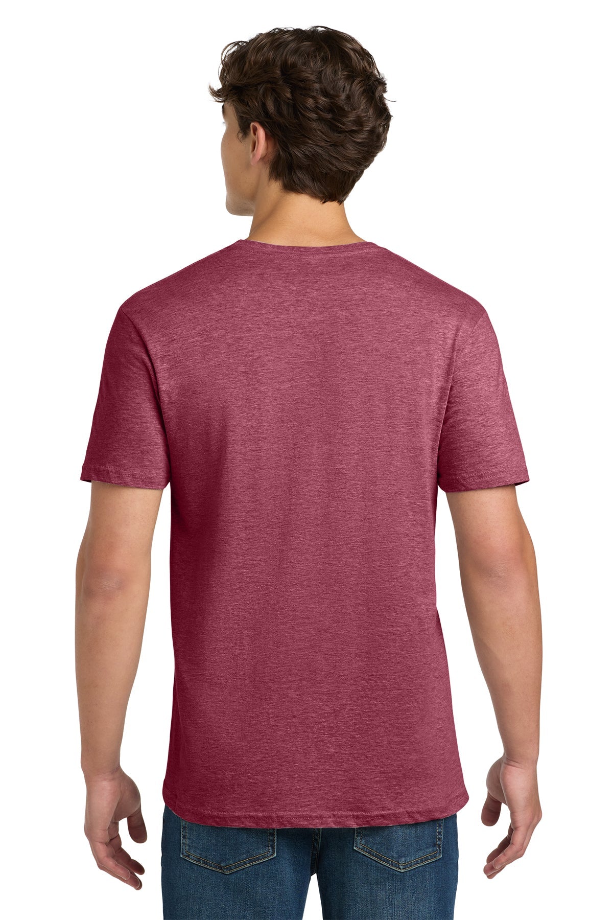 Gildan Softstyle T Shirt Heather Cardinal