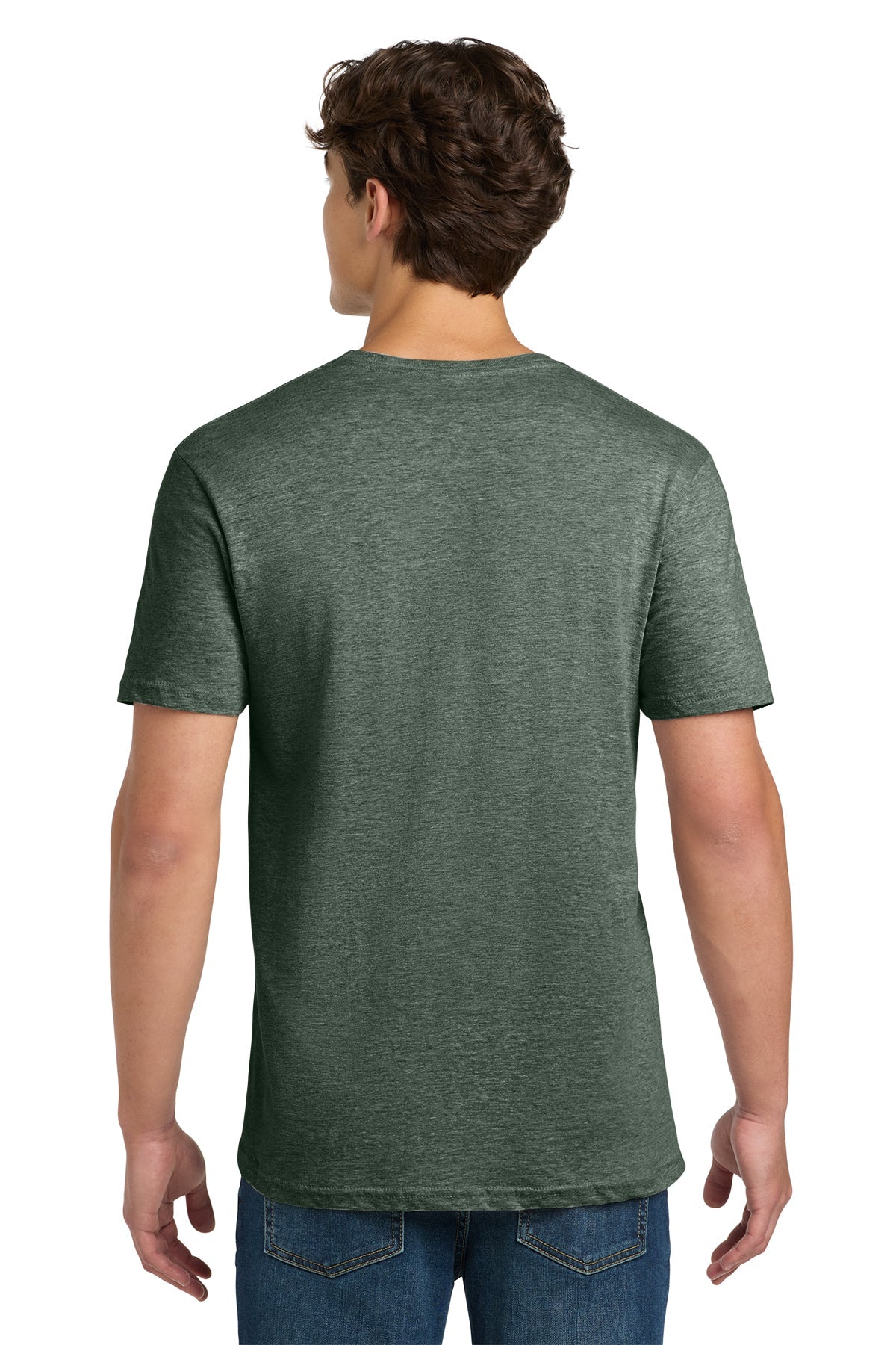gildan softstyle t shirt 64000 heather military green