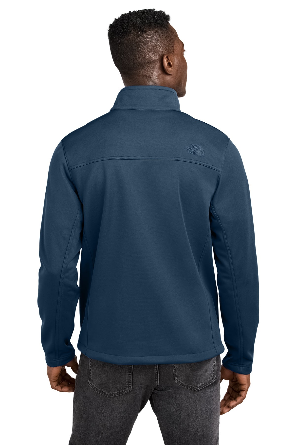 The North Face Ridgewall Soft Shell Custom Jackets, Shady Blue