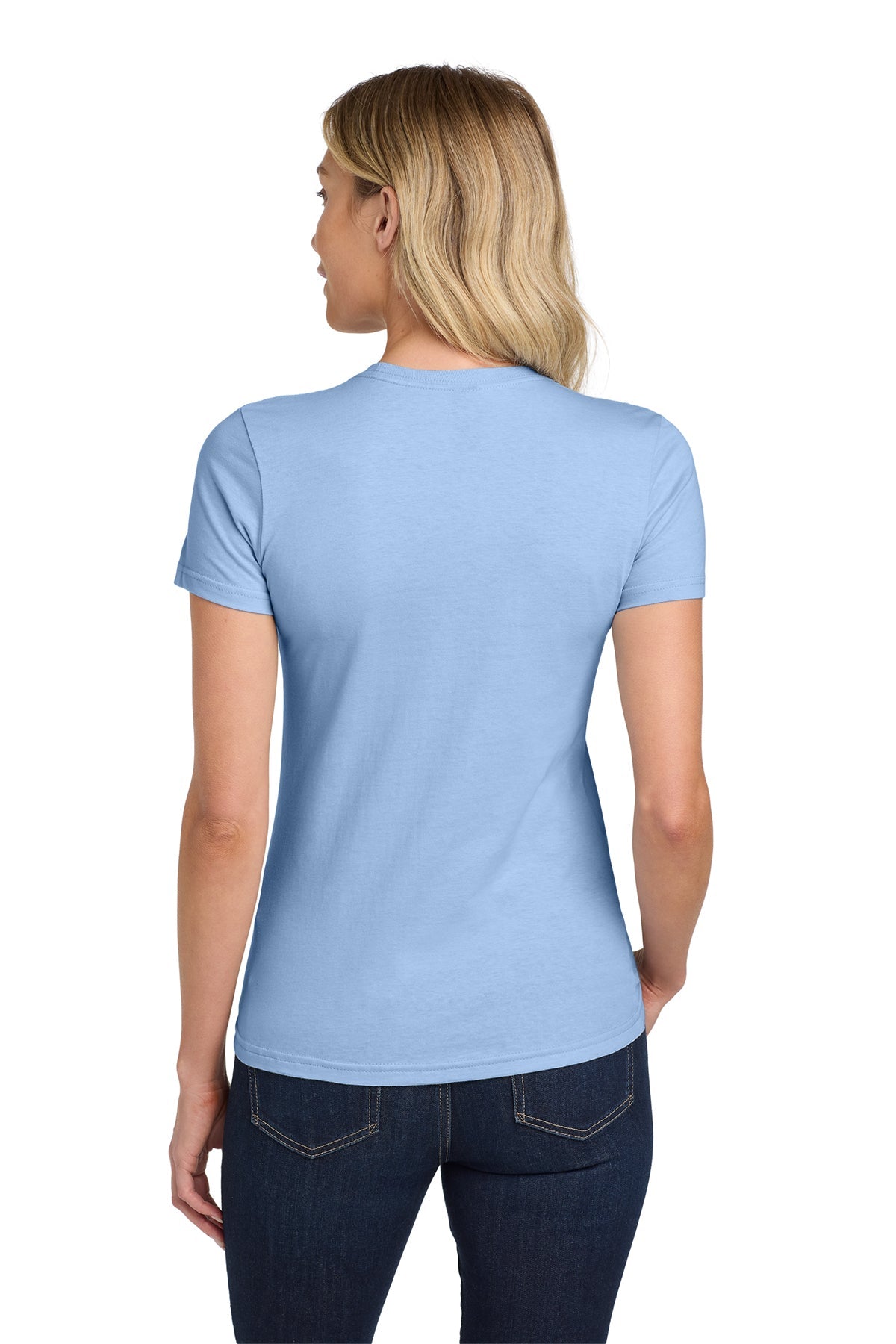 gildan softstyle ladies t shirt 64000l light blue