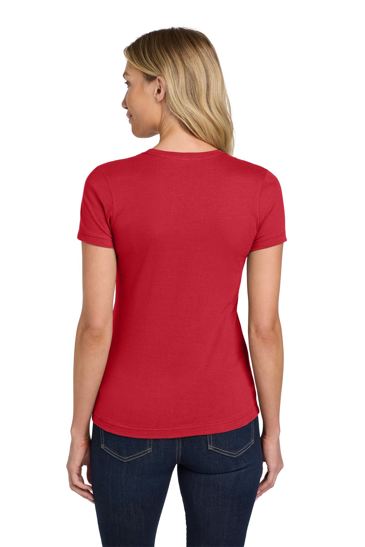 gildan softstyle ladies t shirt 64000l red