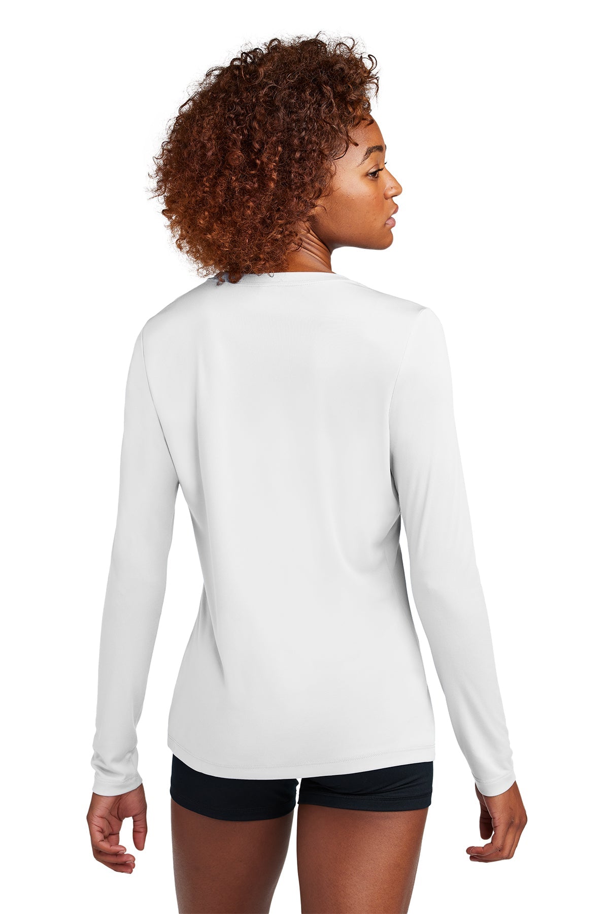 Sport-Tek Women's Posi-UV Pro Custom Long Sleeve Tee's, White [Gershman Investment Corp.]