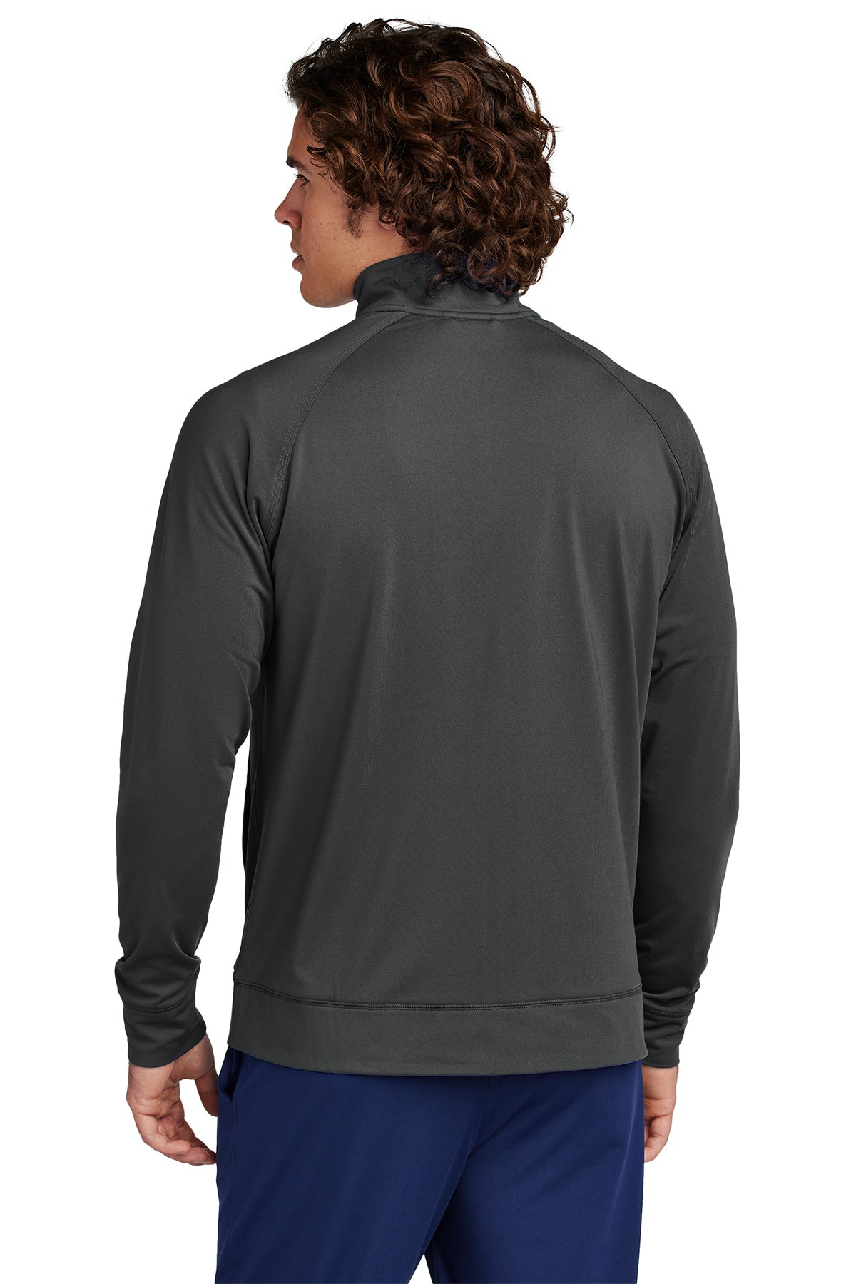Sport-Tek Custom Sport-Wick Stretch Cadet Jackets, Charcoal Grey