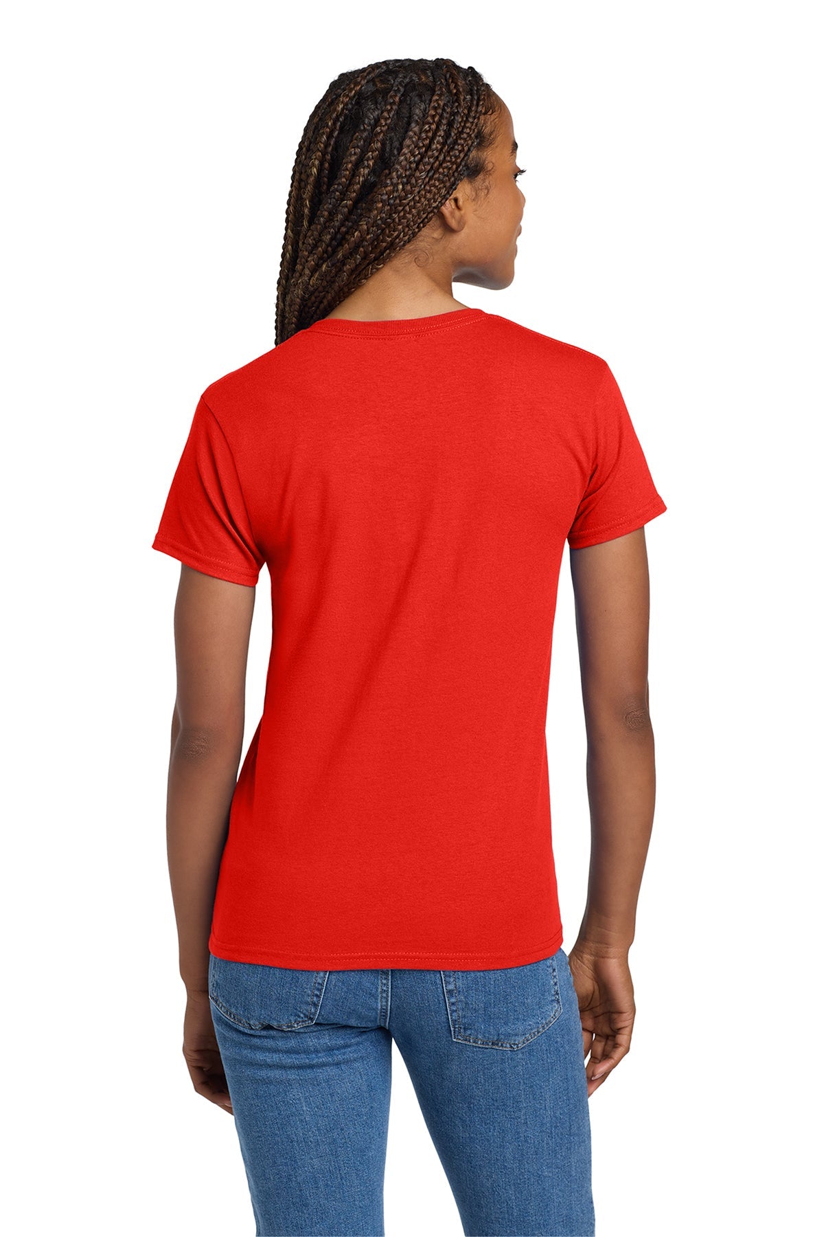 gildan ladies ultra cotton t shirt 2000l red