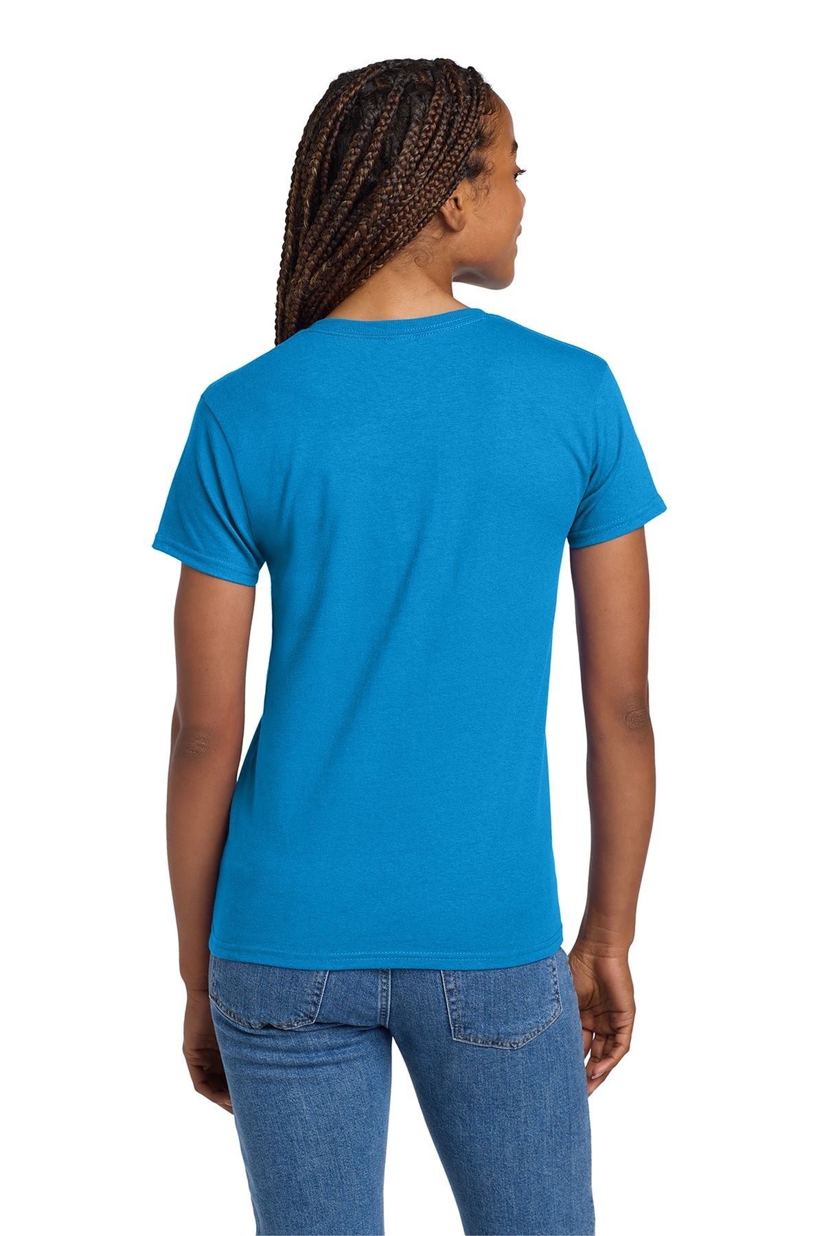 gildan ladies ultra cotton t shirt 2000l sapphire