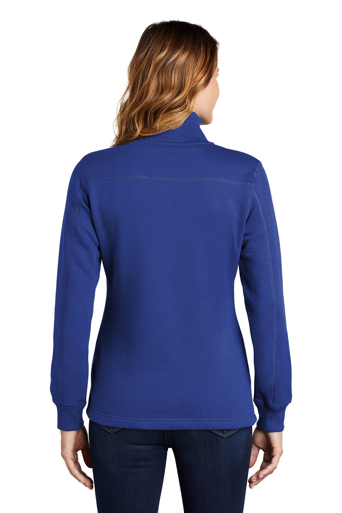 Sport-Tek Ladies Branded 1/4-Zip Sweatshirts, True Royal [Fire Solutions]