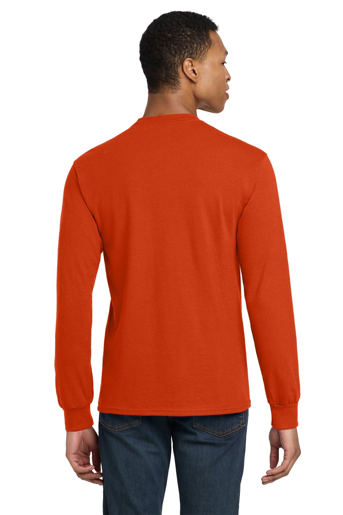 gildan dryblend cotton poly long sleeve t shirt 8400 orange