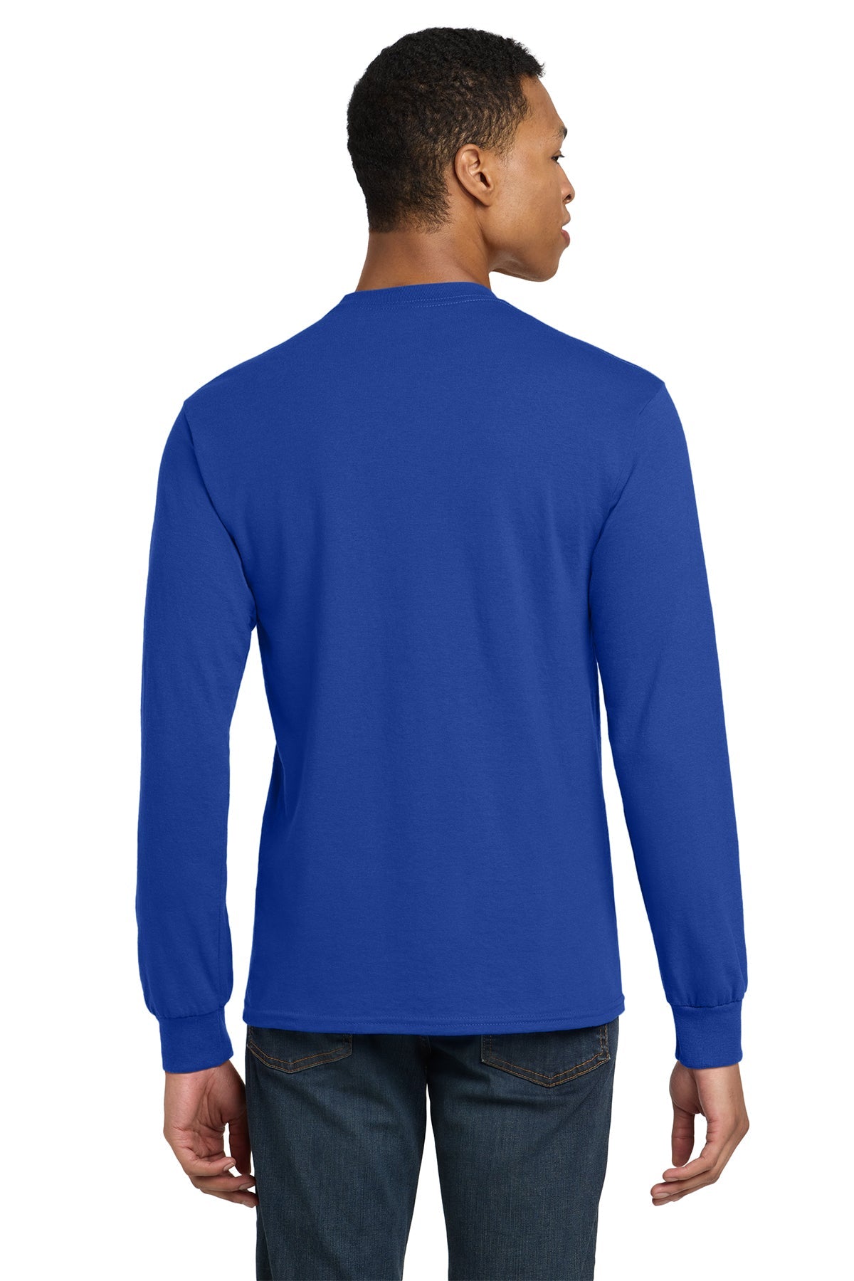 gildan dryblend cotton poly long sleeve t shirt 8400 royal