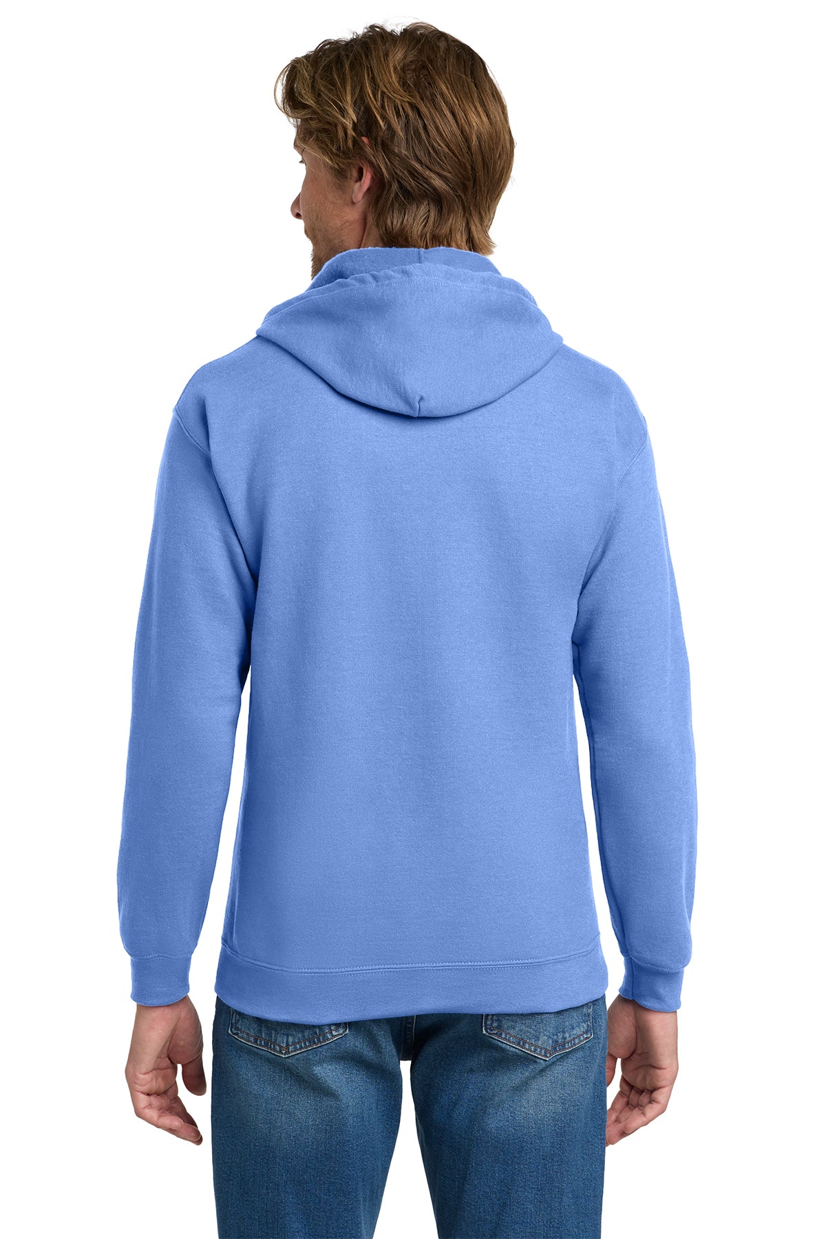 Gildan Heavy Blend Full Zip Hooded Sweatshirt Carolina Blue