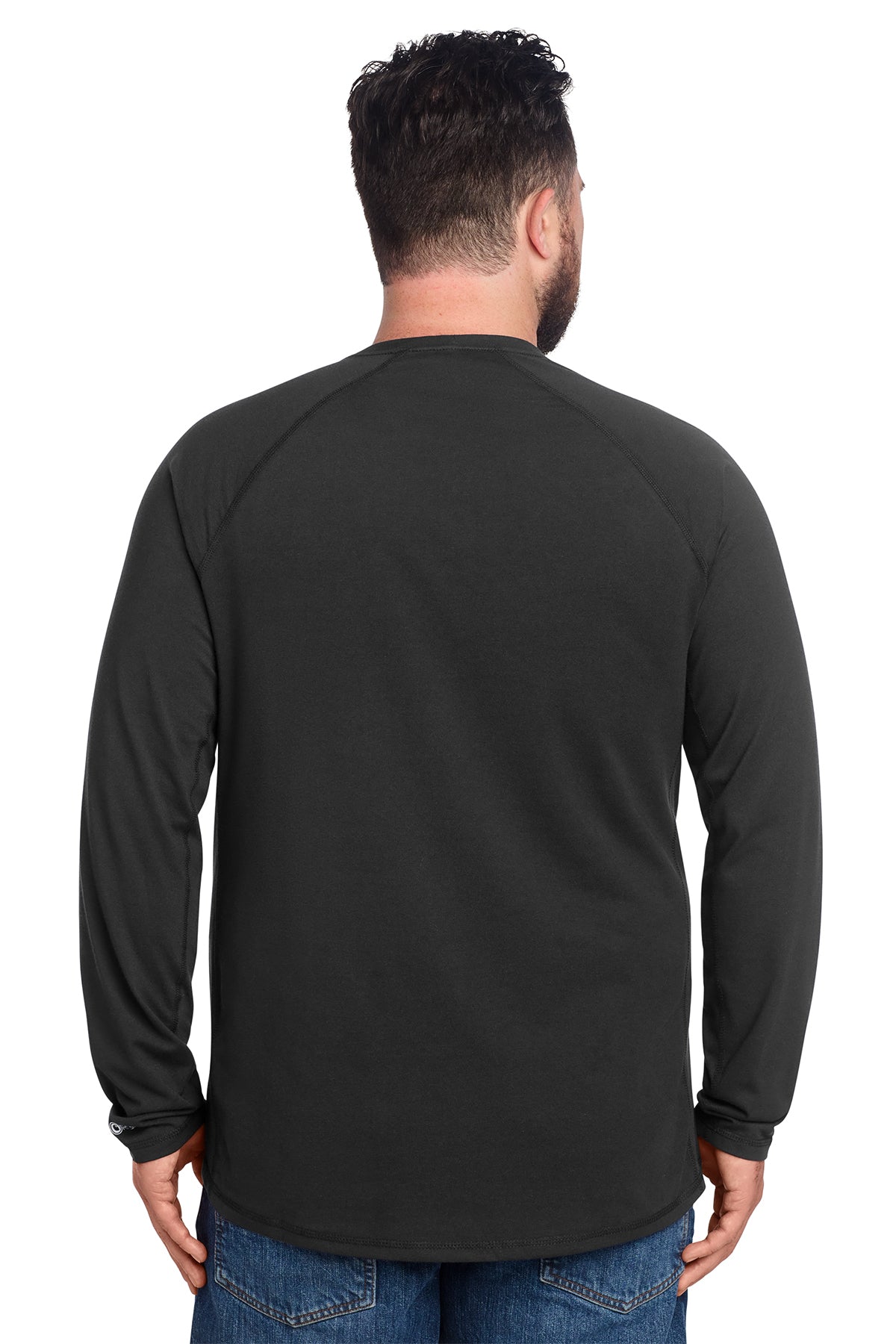 Carhartt Force Long Sleeve Pocket Custom T-Shirts, Black