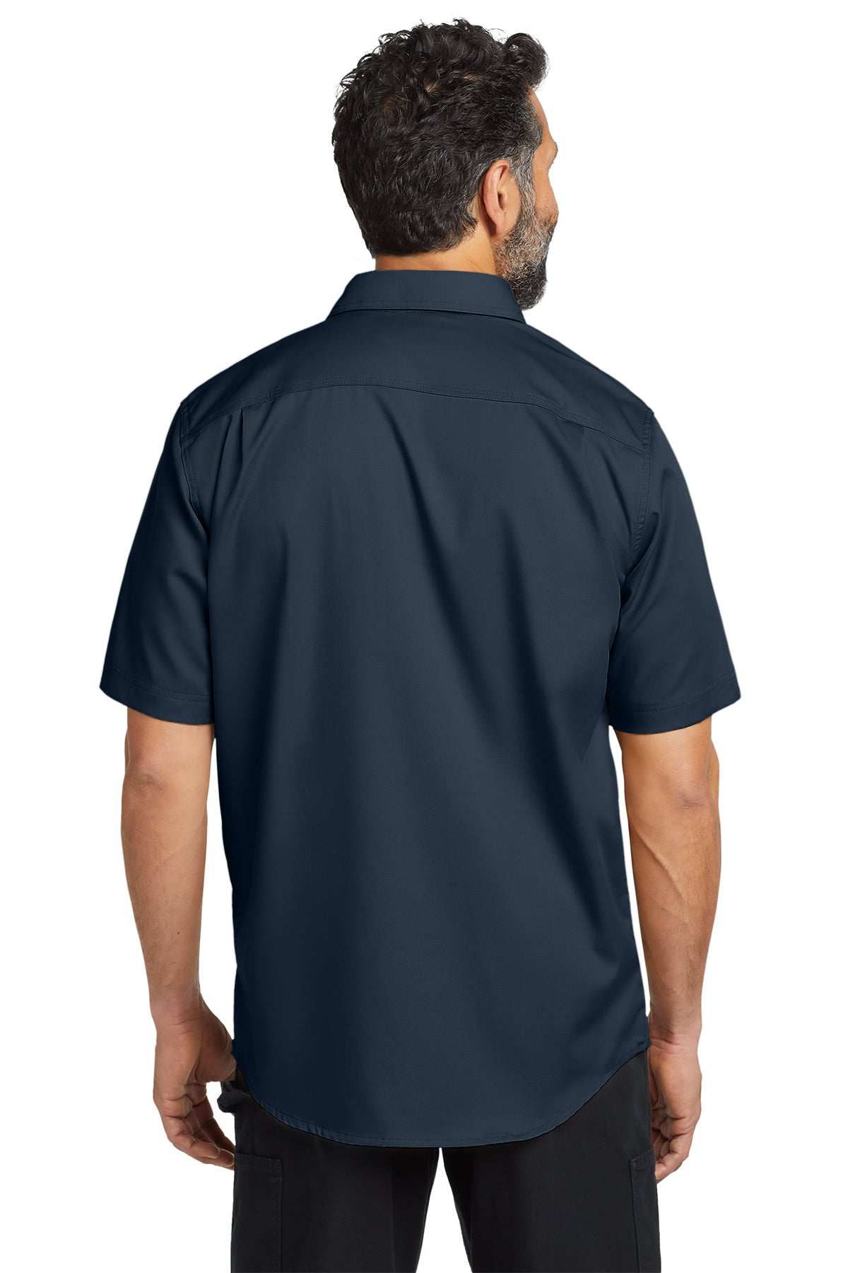 Carhartt Rugged Professional Series Custom Short Sleeve Shirts, Navy