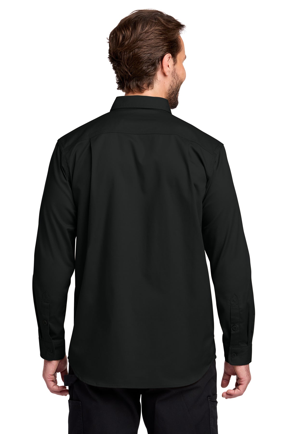 Carhartt Rugged Professional Series Custom Long Sleeve Shirts, Black