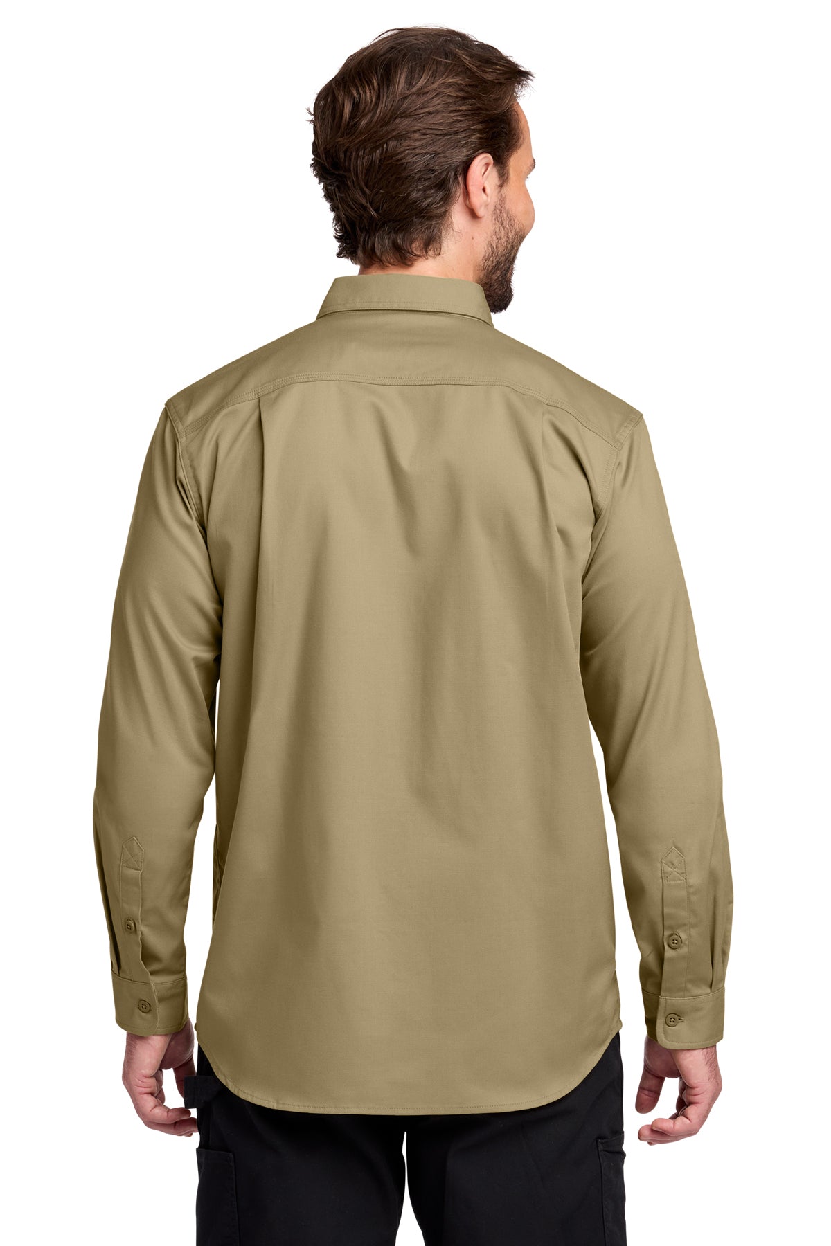 Carhartt Rugged Professional Series Custom Long Sleeve Shirts, Dark Khaki