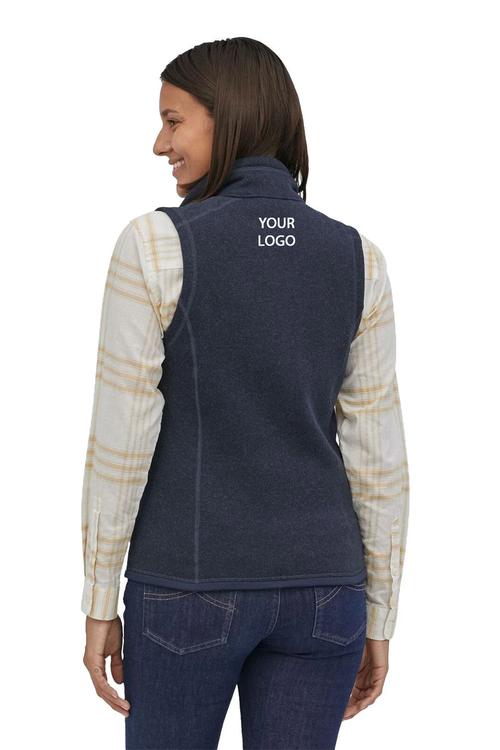 Patagonia Mens Better Sweater Fleece Customized Vests, New Navy