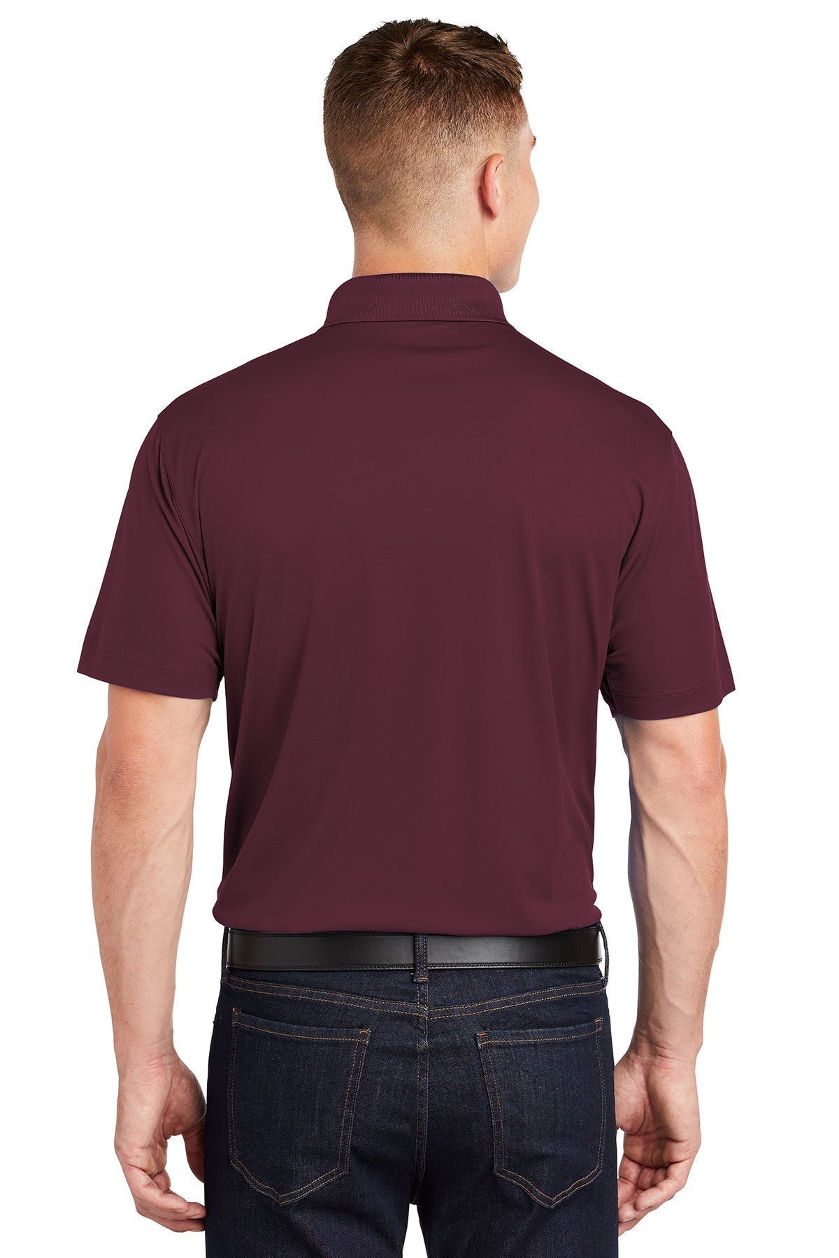 Sport-Tek Tall Micropique Custom Sport-Wick Polos, Maroon [Sentinel Management]