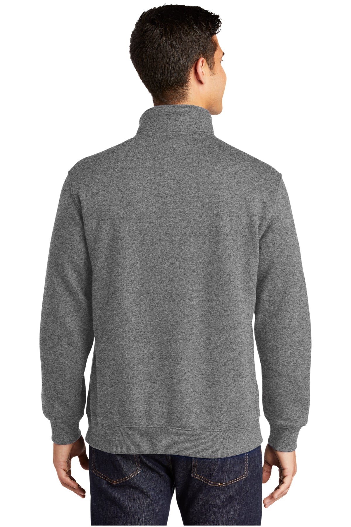 Sport-Tek Tall Custom 1/4-Zip Sweatshirts, Vintage Heather [TW Constructors]