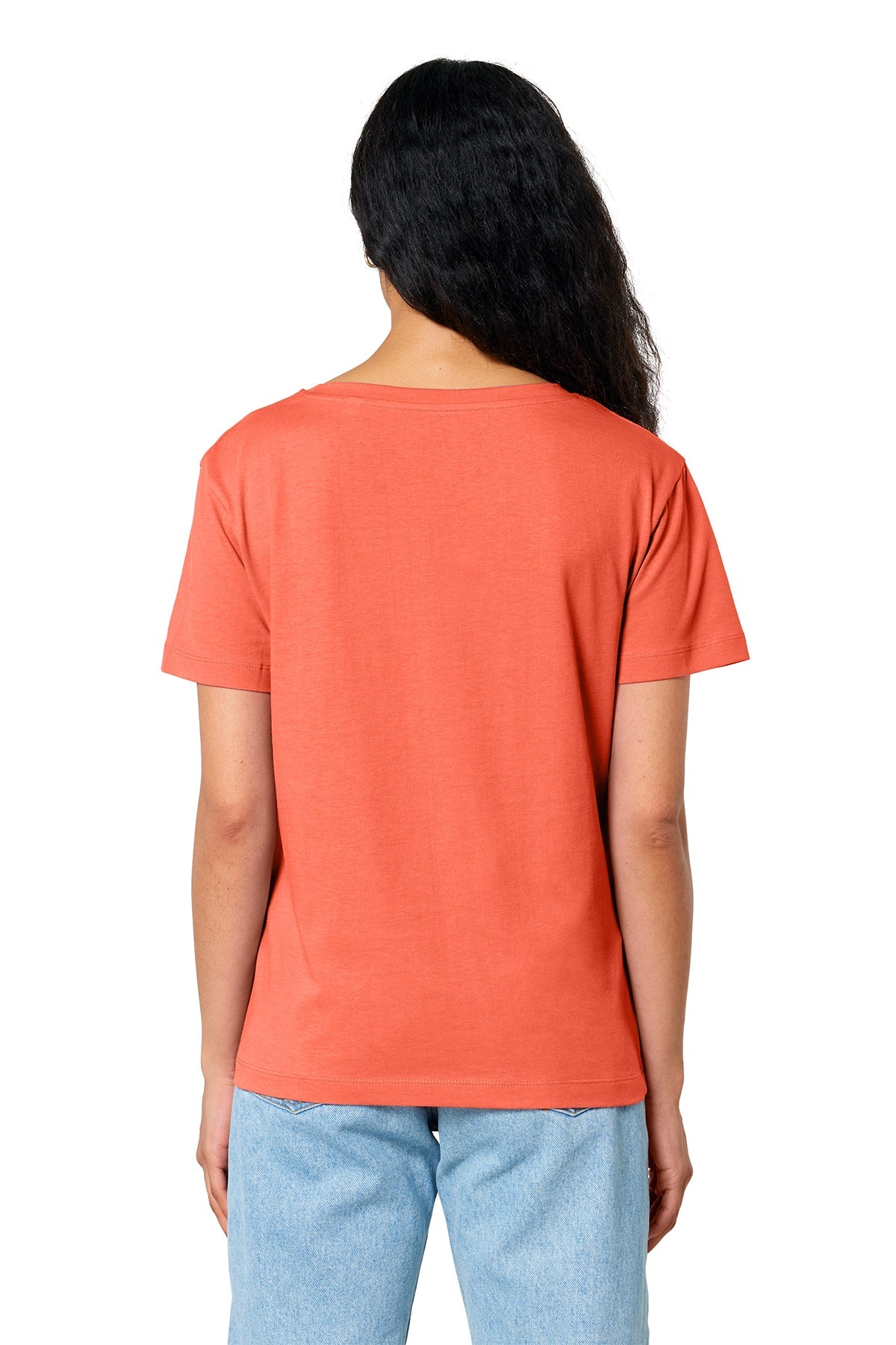 Stanley Stella Women’s Serena Scoop Neck Custom Tee's, Fiesta