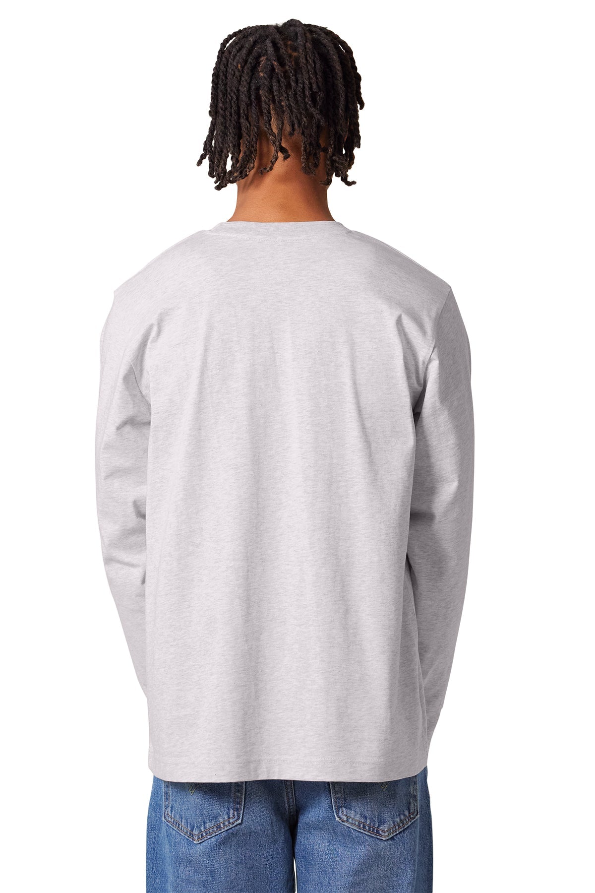 Stanley Stella Unisex Freestyler Heavyweight Long Sleeve Tee, Cool Heather Grey [Osage LLC] [Osage LLC]