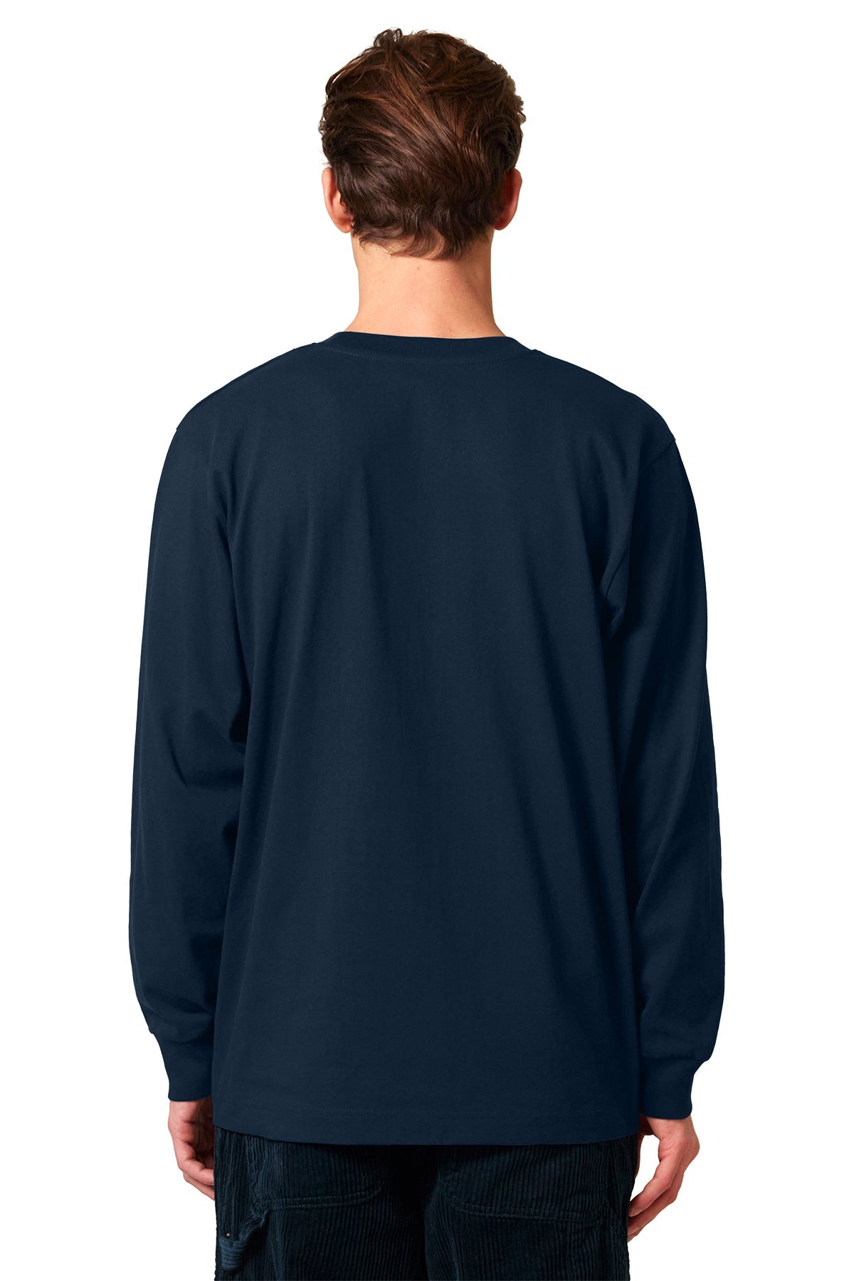 Stanley Stella Unisex Freestyler Heavyweight Long Sleeve Custom Tee's, French Navy [TW Constructors]