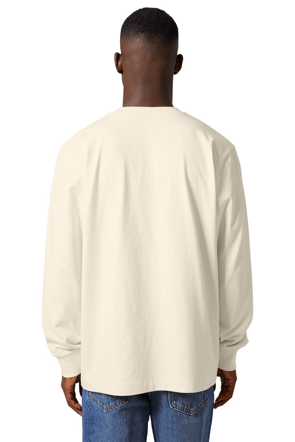 Stanley Stella Unisex Freestyler Heavyweight Long Sleeve Custom Tee's, Natural Raw