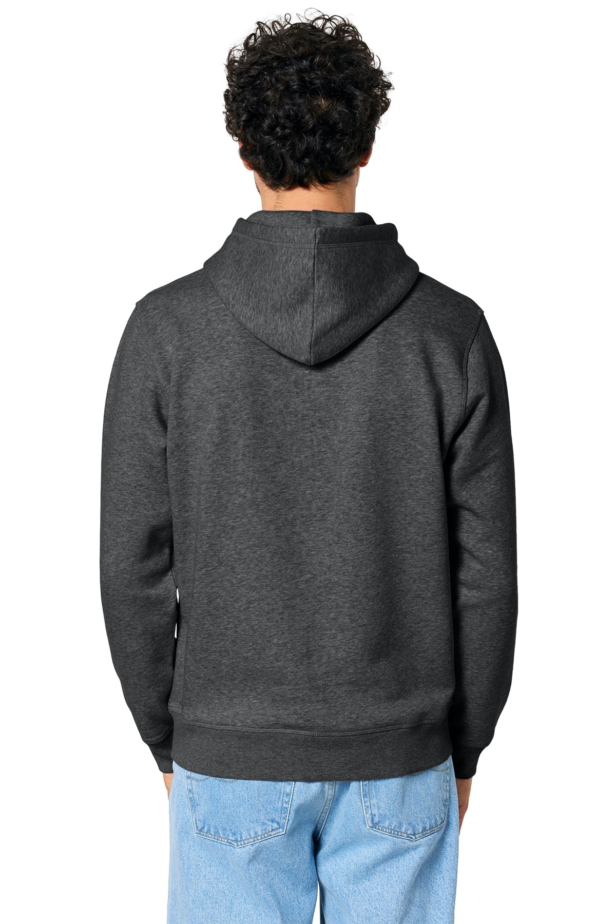 Stanley Stella Unisex Drummer 2.0 Custom Hooded Sweatshirts, Dark Heather Grey