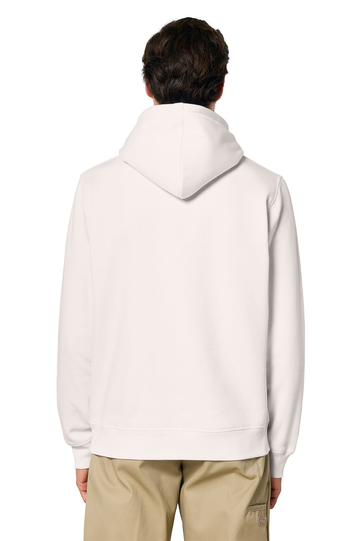 Stanley Stella Unisex Drummer 2.0 Custom Hooded Sweatshirts, Vintage White