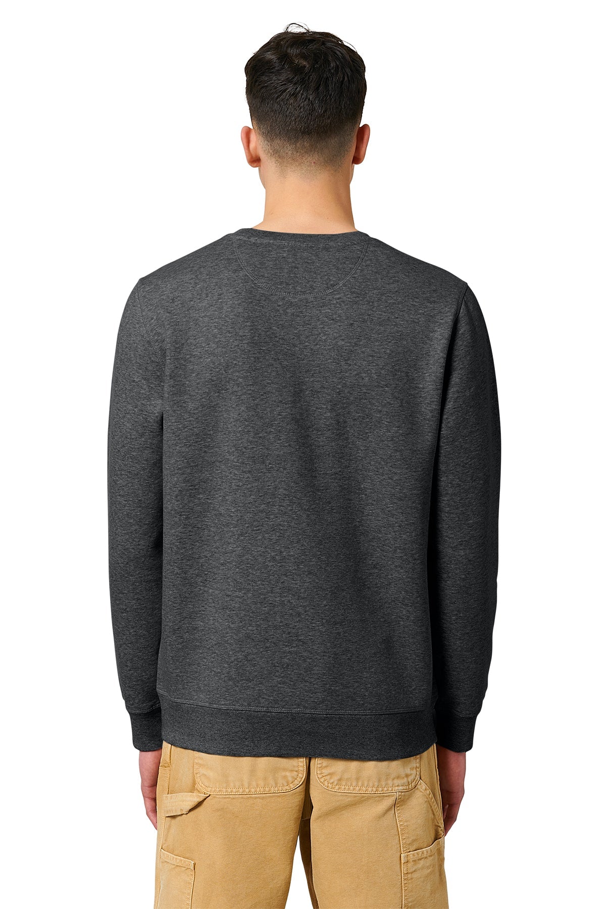 Stanley Stella Unisex Roller Crewneck Custom Sweatshirts, Dark Heather Grey