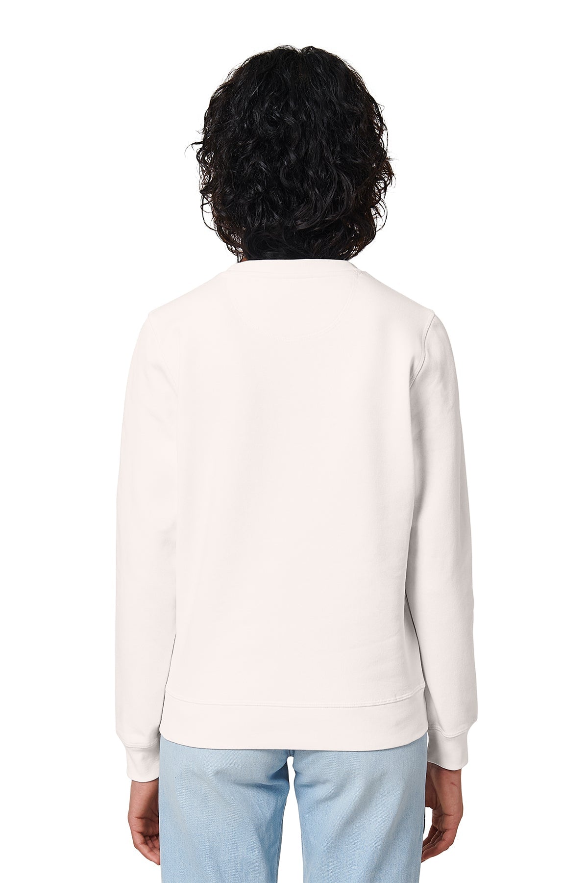 Stanley Stella Unisex Roller Crewneck Custom Sweatshirts, Vintage White
