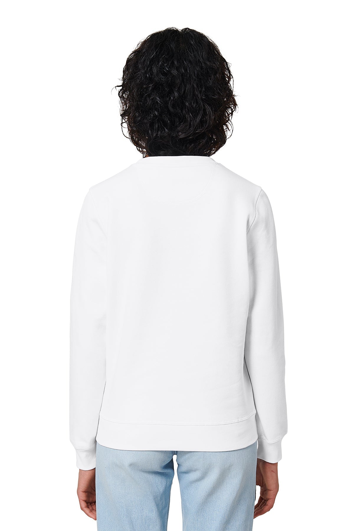 Stanley Stella Unisex Roller Crewneck Custom Sweatshirts, White