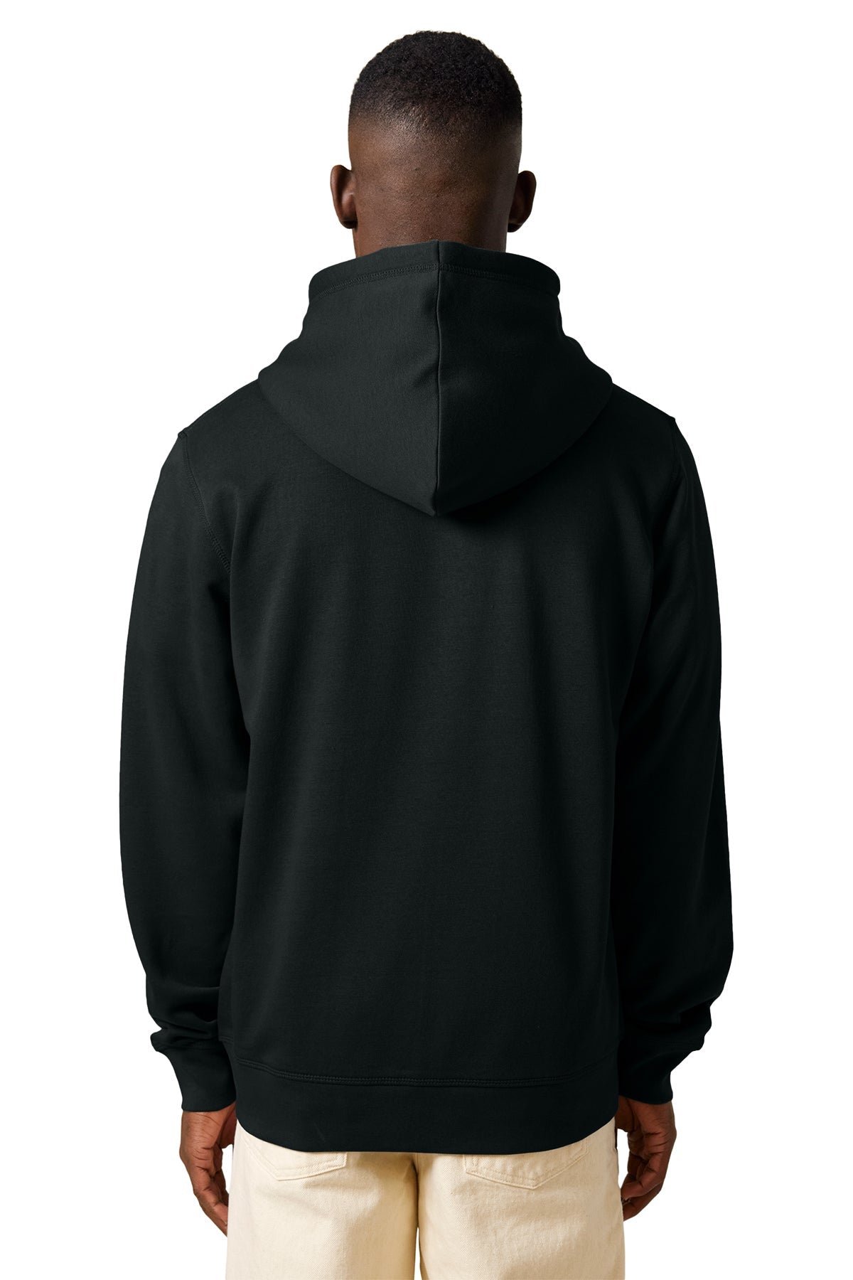 Stanley Stella Unisex Mixer Full-Zip Custom Hooded Sweatshirts, Black [Owl AI]