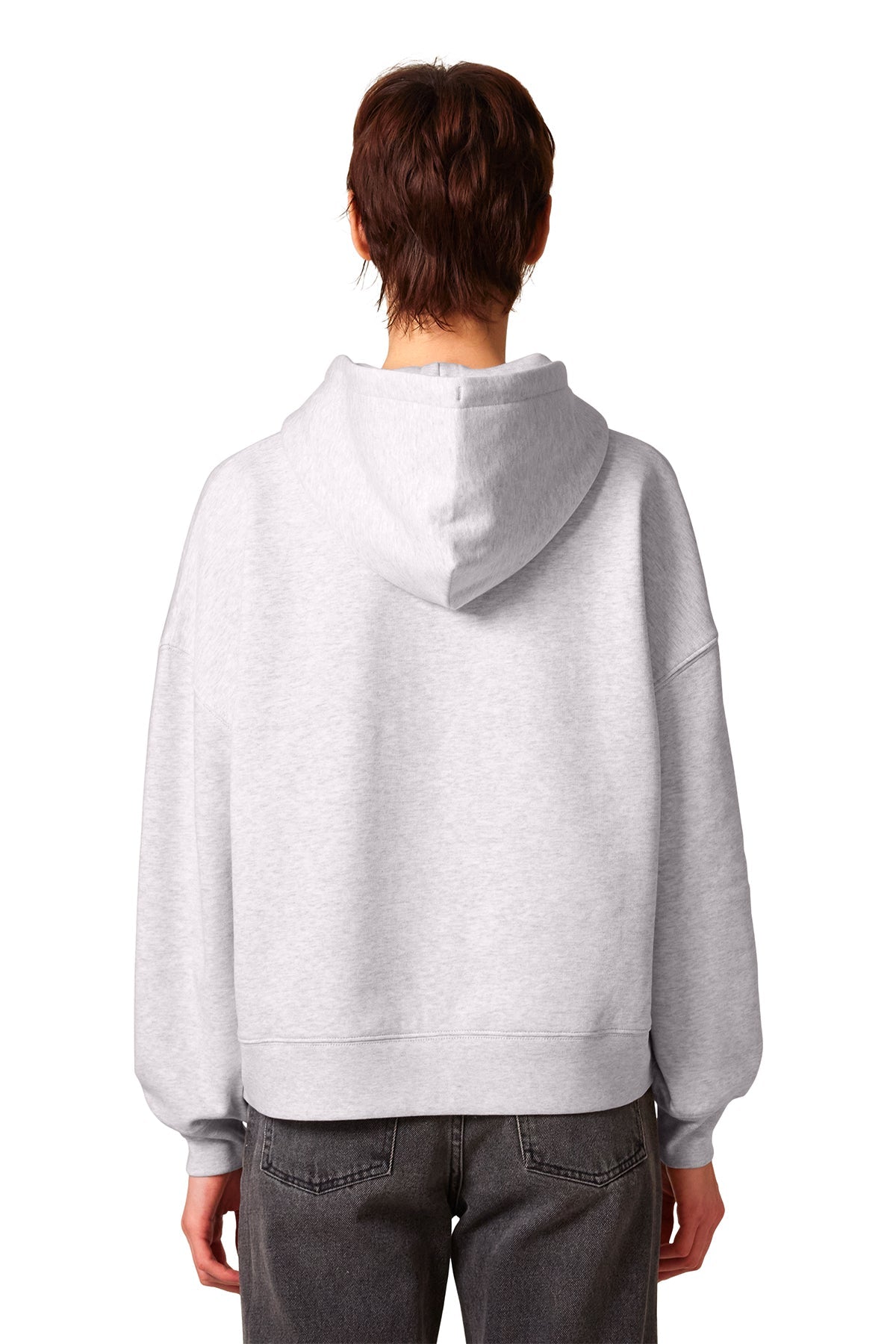 Stanley Stella Women’s Nora Custom Hooded Sweatshirts, Cool Heather Grey