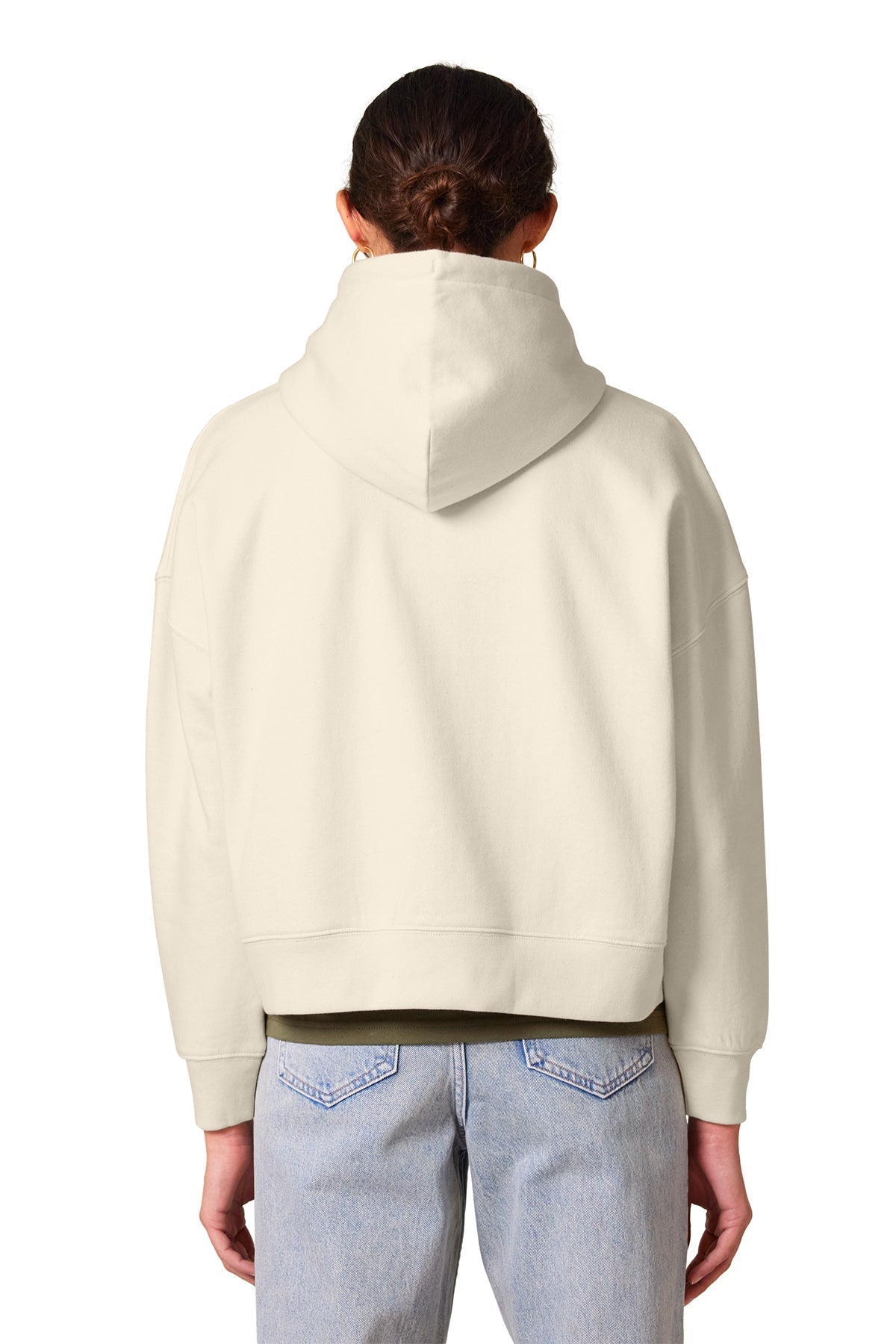 Stanley Stella Women’s Nora Custom Hooded Sweatshirts, Natural Raw