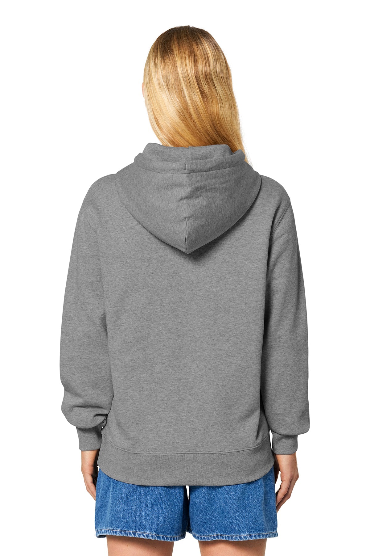 Stanley Stella Unisex Cruiser 2.0 Custom Hooded Sweatshirts, Mid Heather Grey