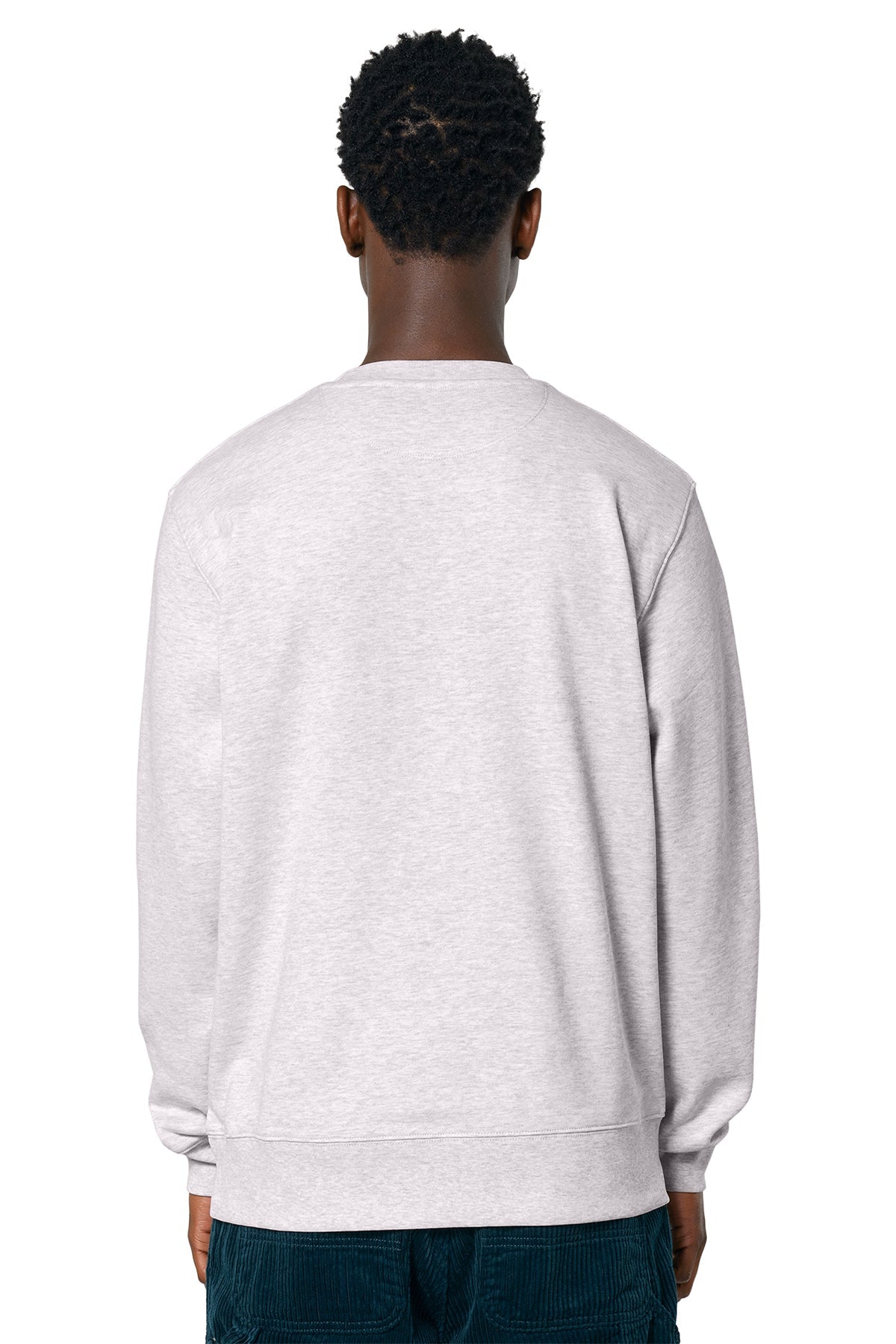 Stanley Stella Unisex Changer 2.0 Crewneck Custom Sweatshirts, Cool Heather Grey [GOBHI]