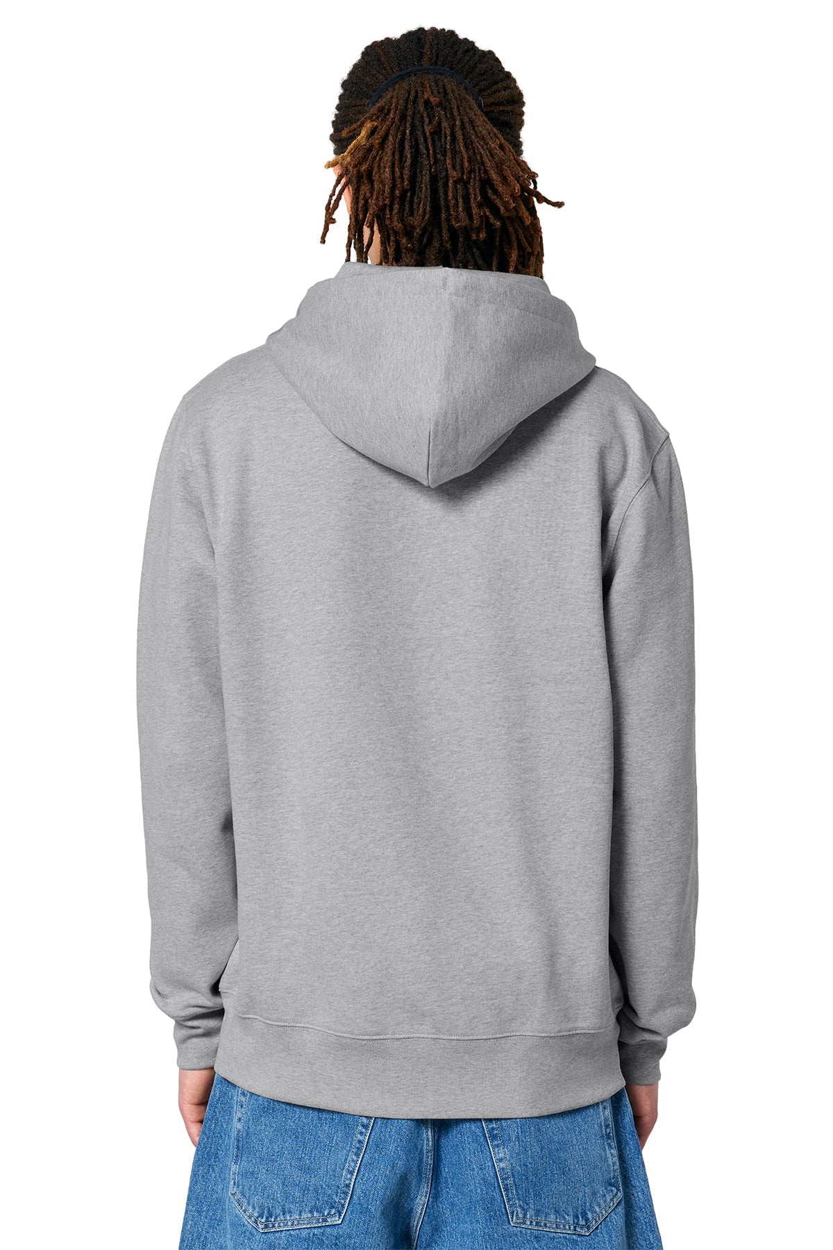 Stanley Stella Unisex Cultivator 2.0 Full-Zip Custom Hooded Sweatshirts, Heather Grey