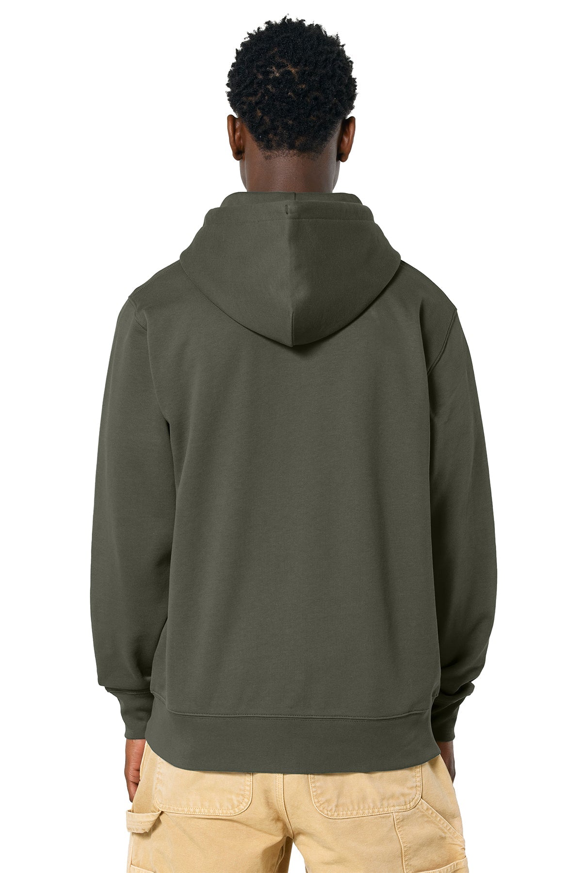 Stanley Stella Unisex Cultivator 2.0 Full-Zip Custom Hooded Sweatshirts, Khaki Green