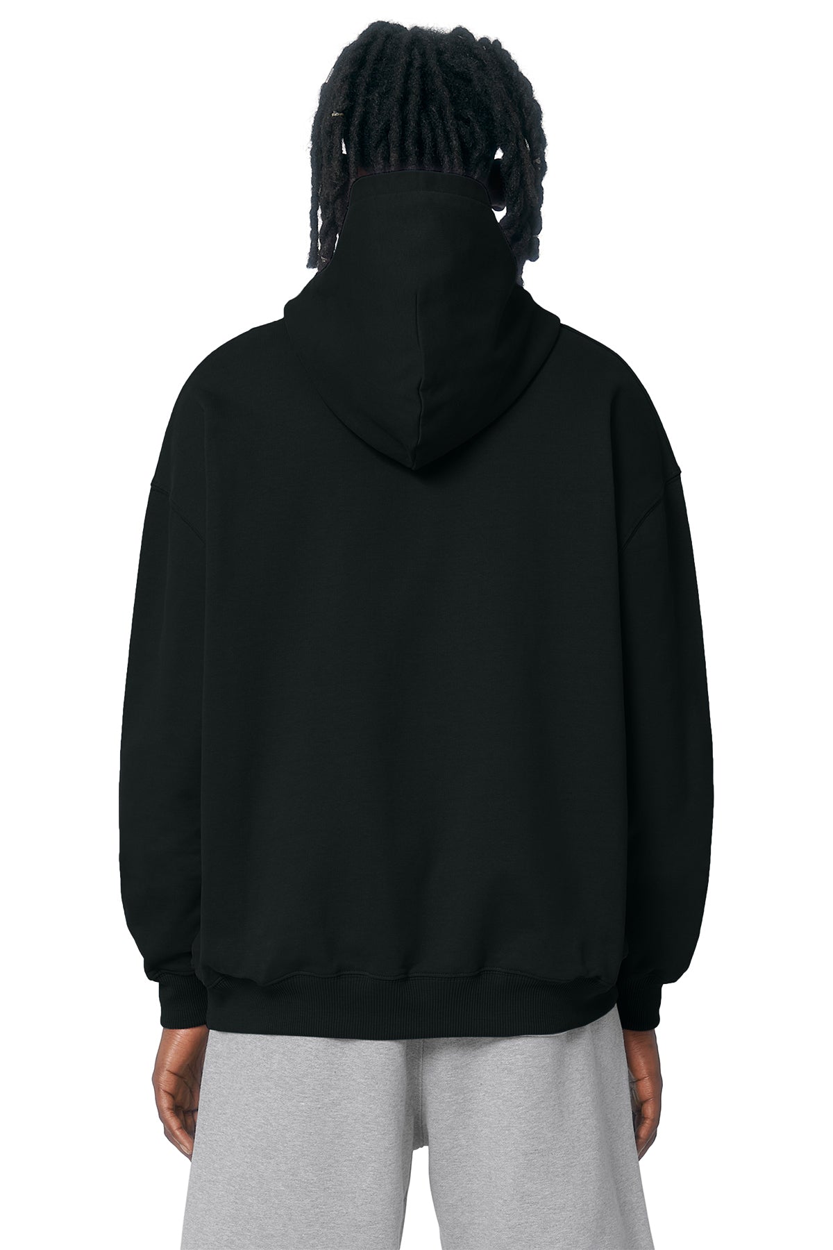 Stanley Stella Unisex Cooper Dry Custom Hooded Sweatshirts, Black