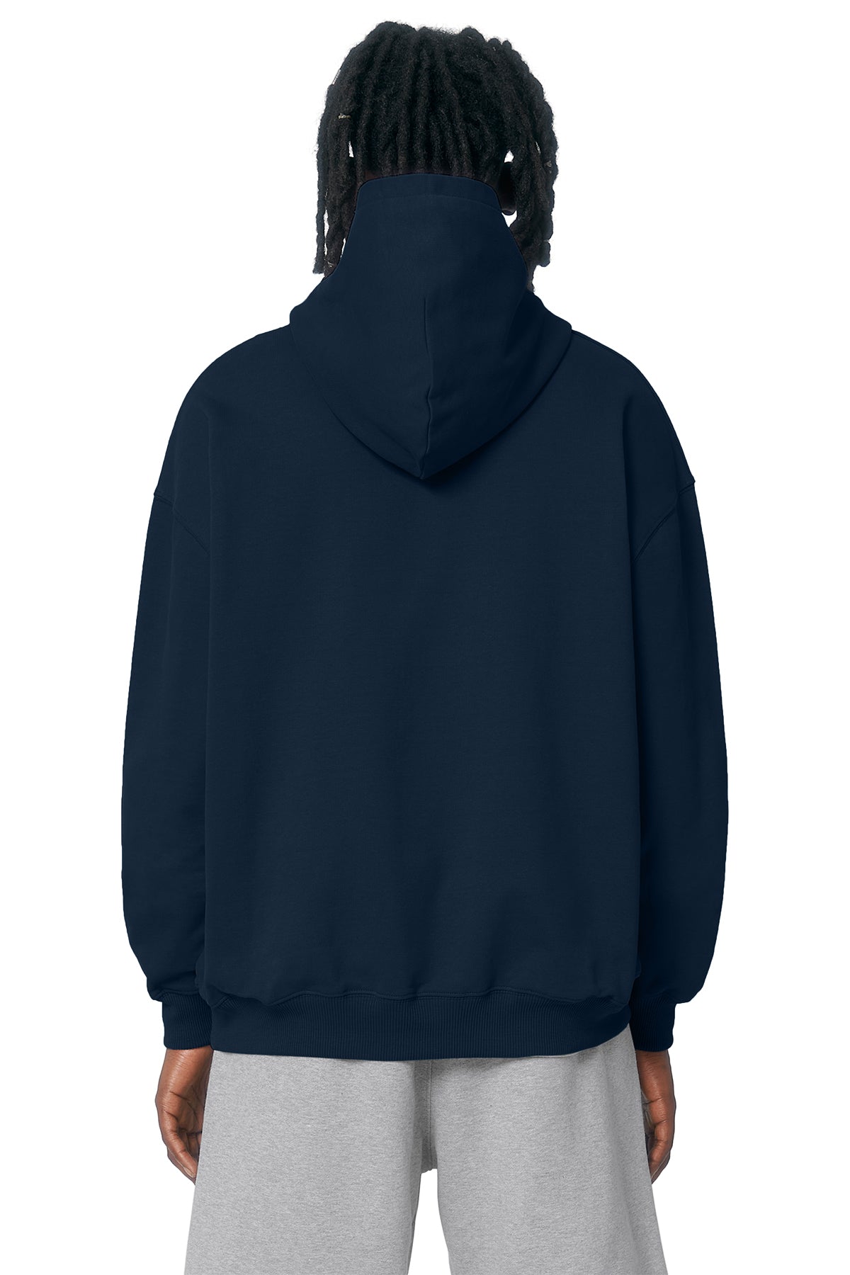 Stanley Stella Unisex Cooper Dry Custom Hooded Sweatshirts, French Navy