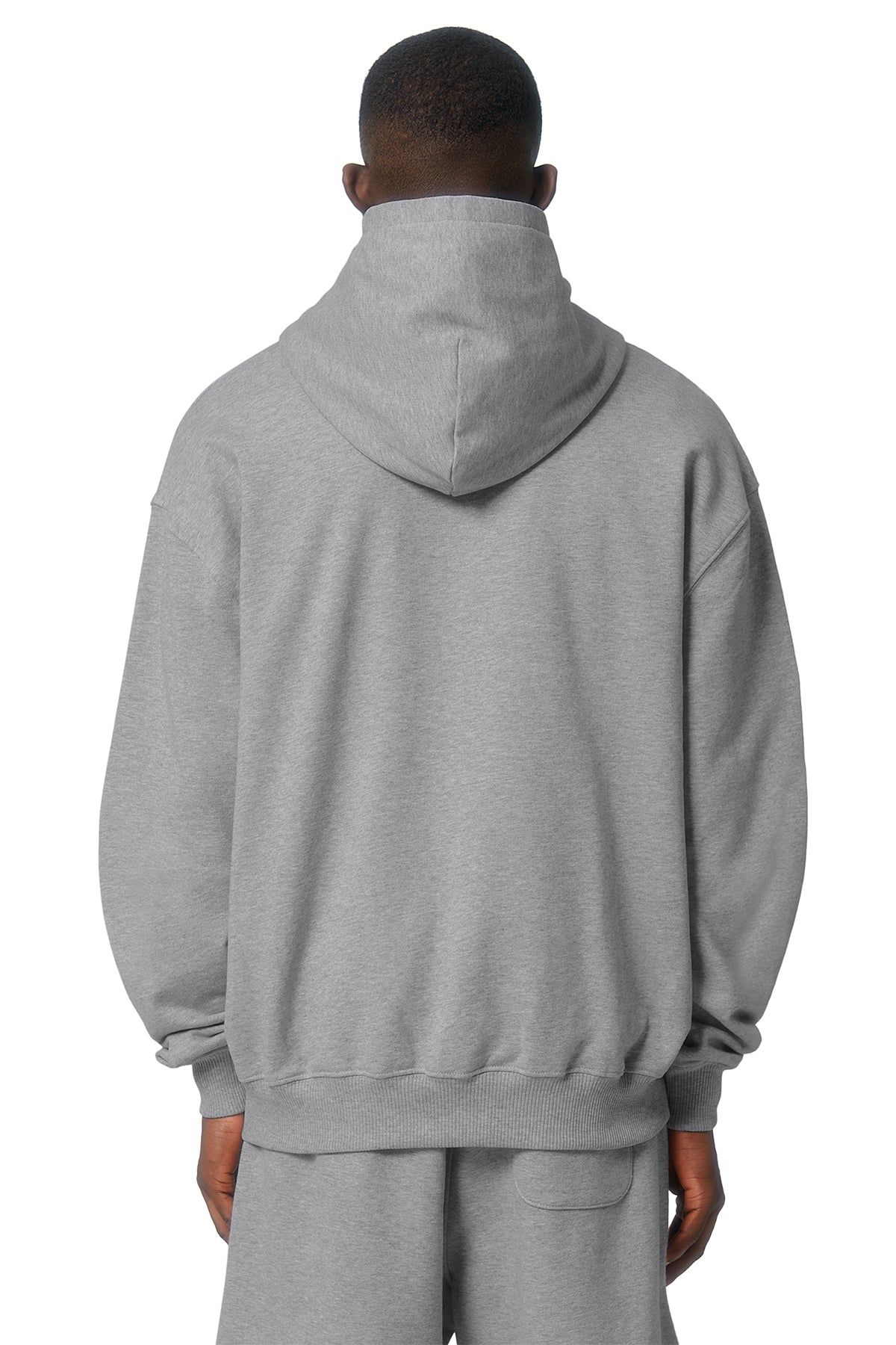 Stanley Stella Unisex Cooper Dry Custom Hooded Sweatshirts, Heather Grey
