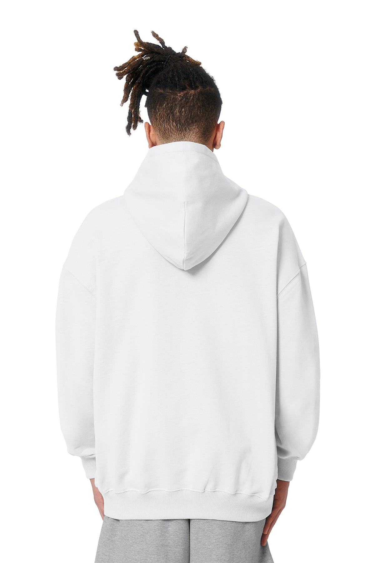 Stanley Stella Unisex Cooper Dry Custom Hooded Sweatshirts, White