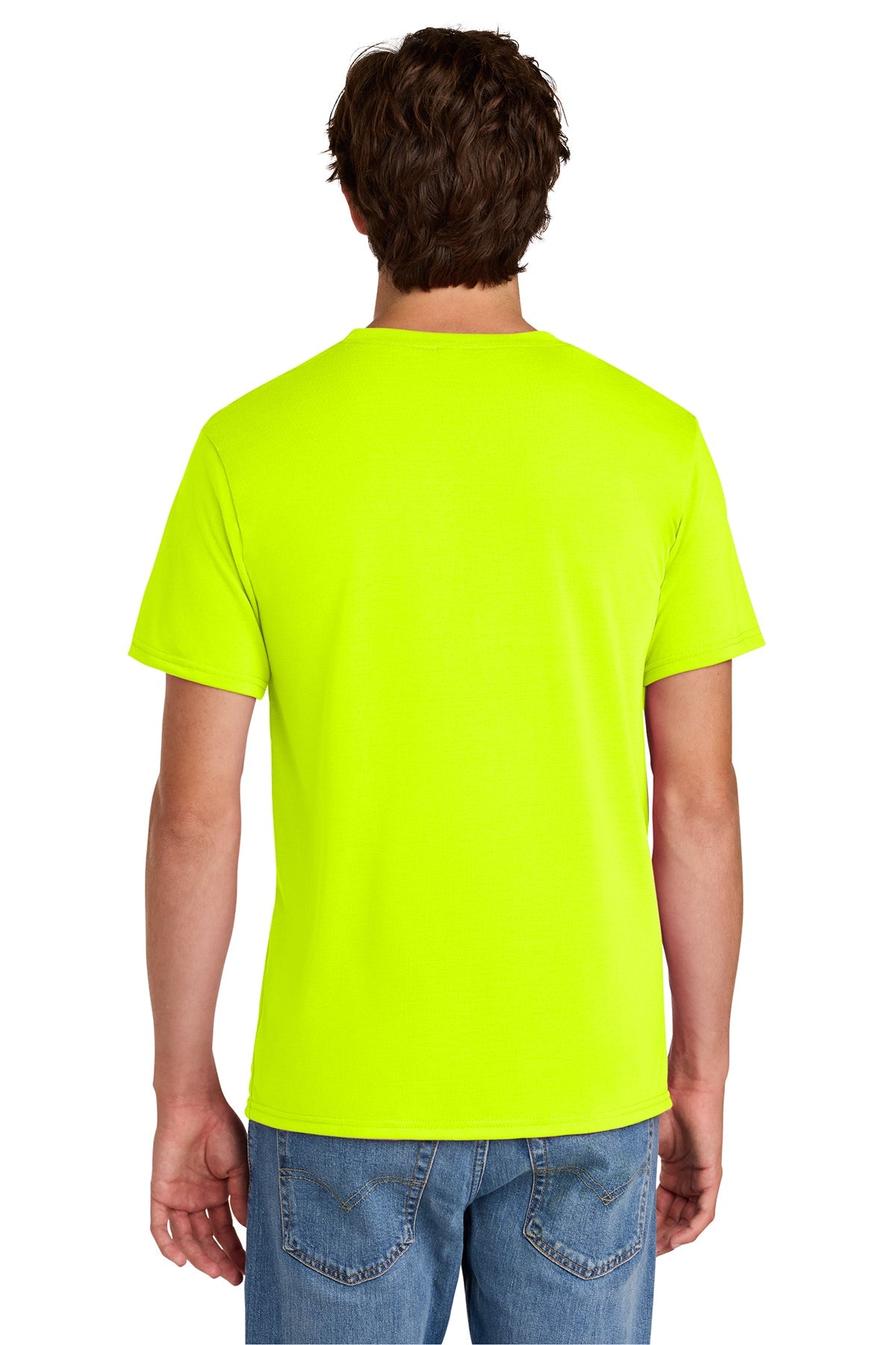 gildan gildan performance t shirt 42000 safety green
