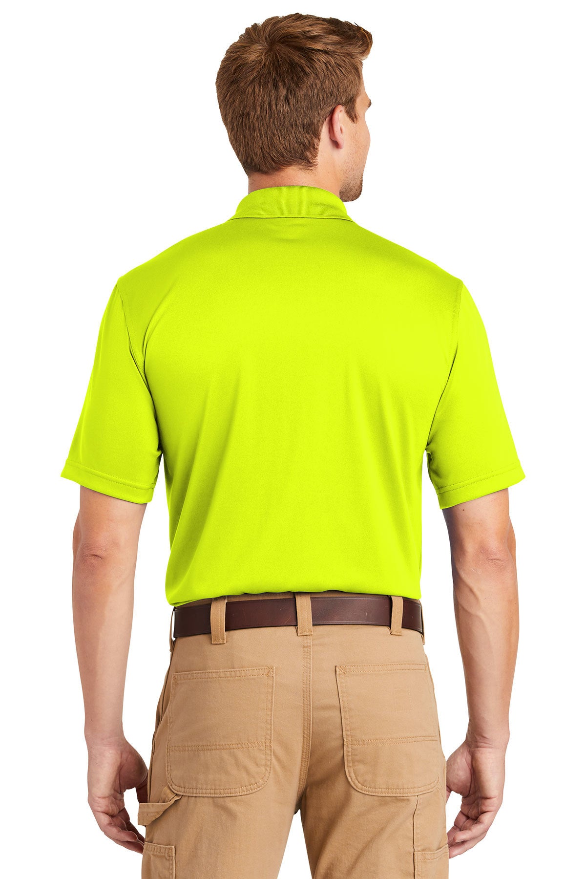 CornerStone Snag-Proof Pocket Polo, Safety Yellow [Fire Solutions]