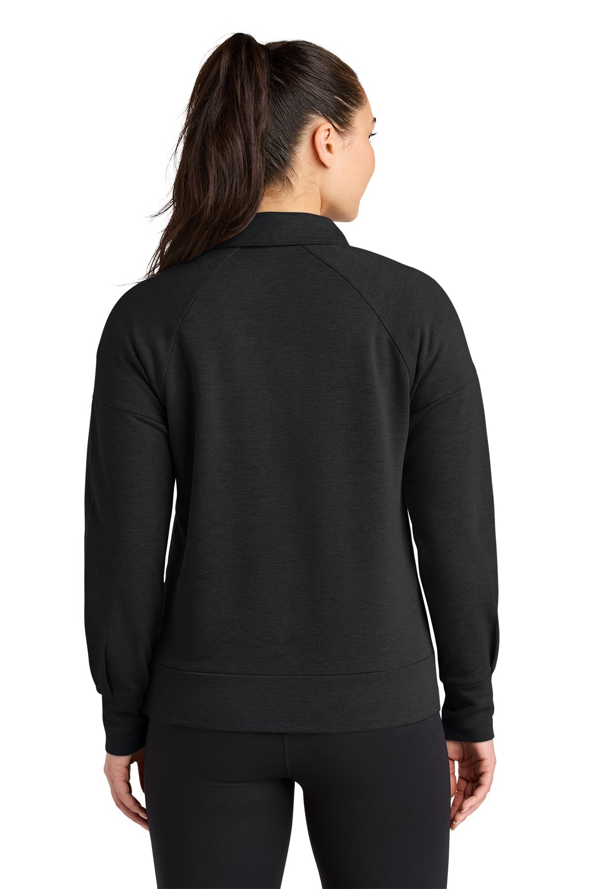 OGIO Womens Luuma Custom 1/2-Zips, Blacktop