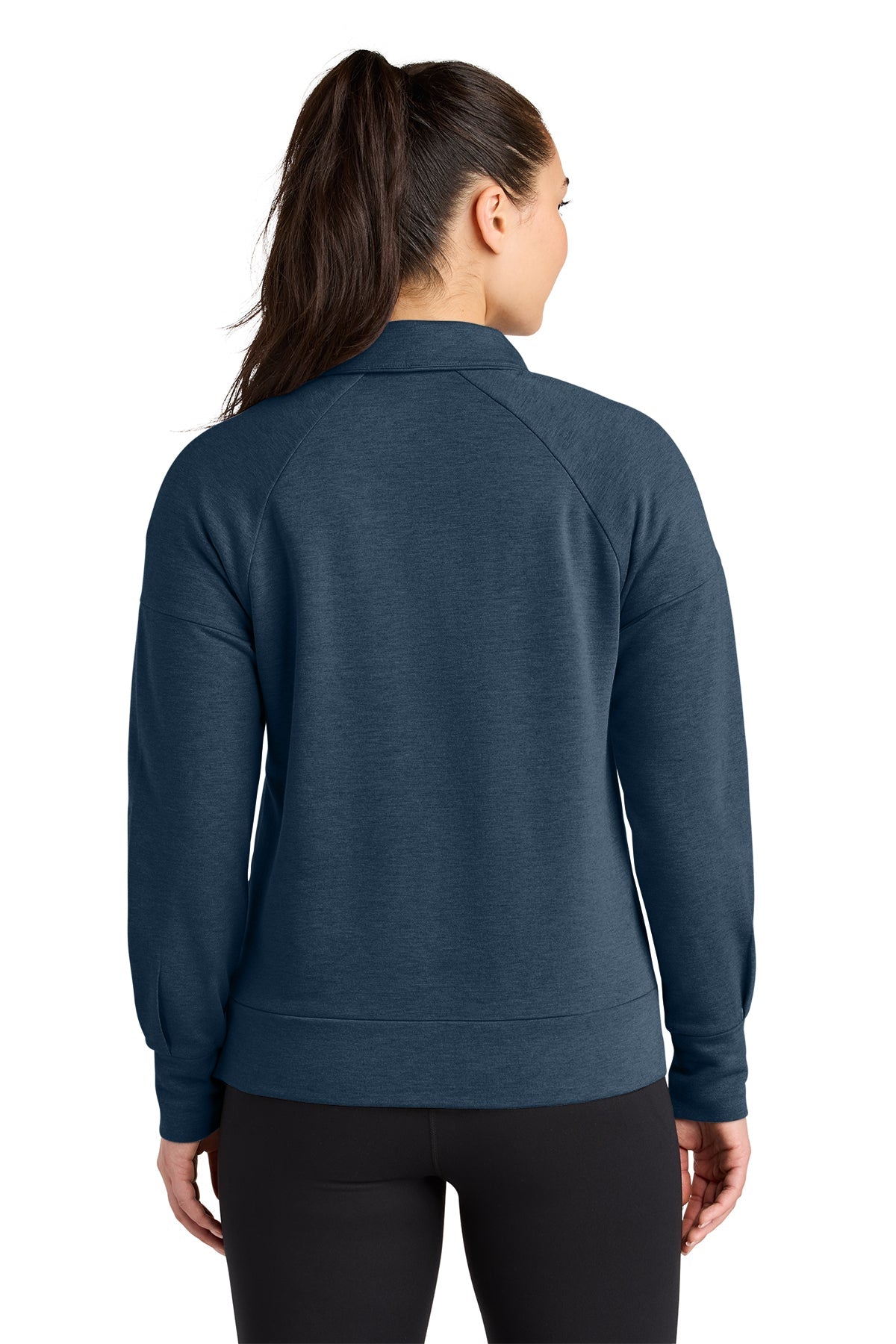 OGIO Womens Luuma Custom 1/2-Zips, River Blue Navy