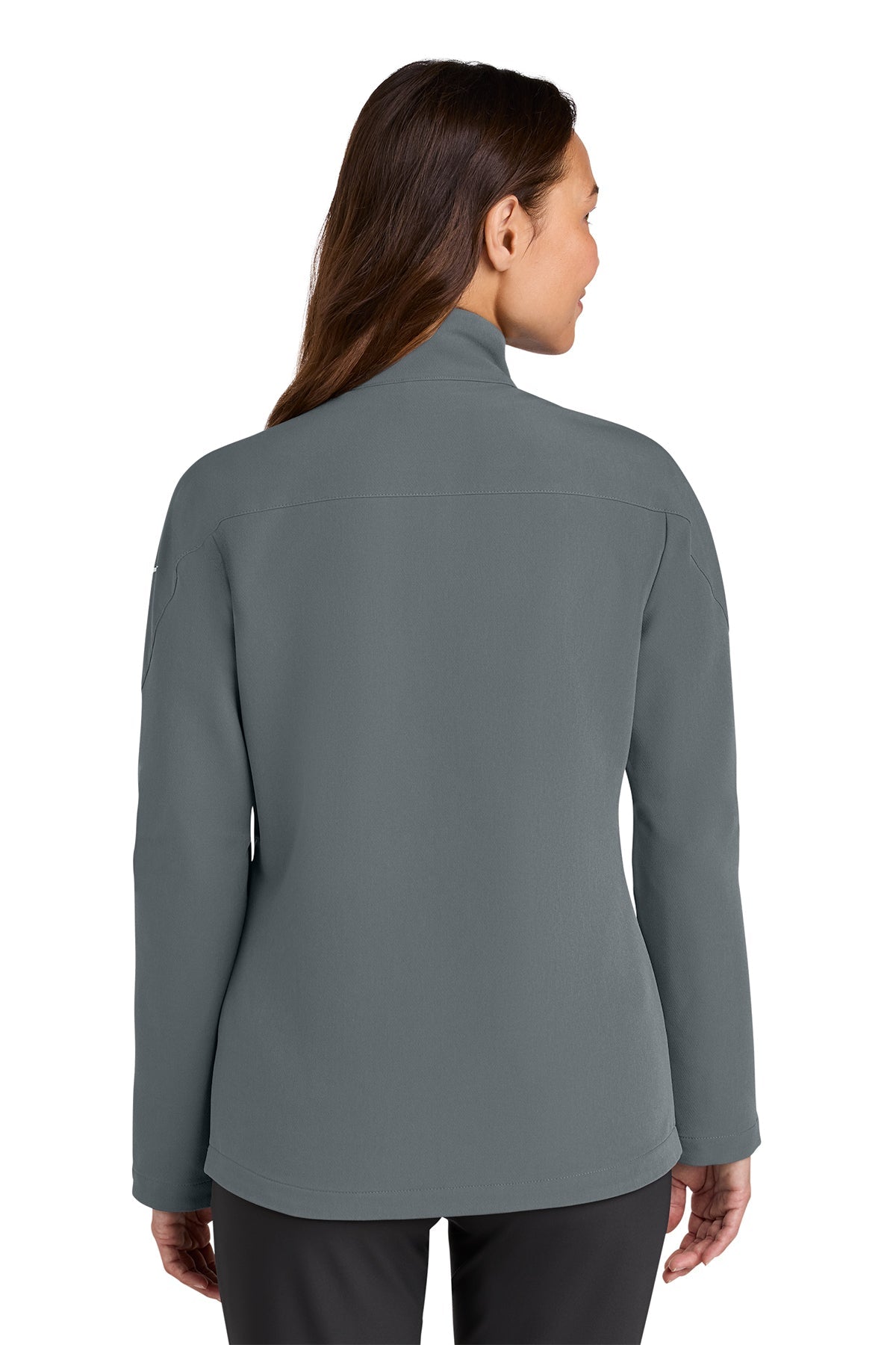 Nike Womens Full-Zip Custom Soft Shell Jackets, Dark Grey