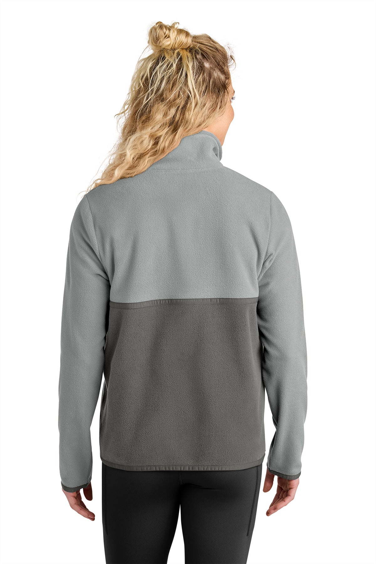 Cotopaxi Womens Amado Custom 1/2-Zips Fleece, Smoke/ Cinder [Glazing Solutions]