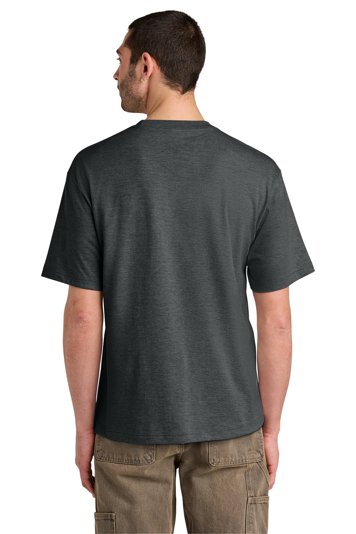 District Heavyweight Very Important Custom Tee's, Heathered Charcoal