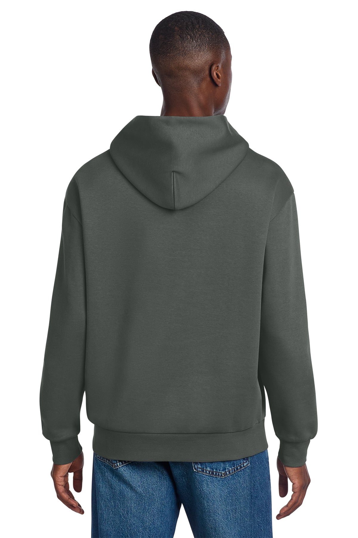 District V.I.T. Heavyweight Custom Fleece Hoodies, Deep Smoke
