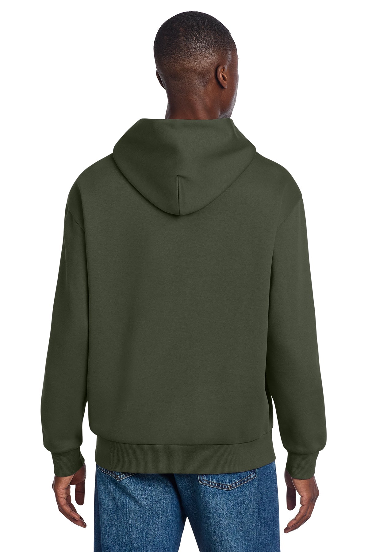 District V.I.T. Heavyweight Custom Fleece Hoodies, Olive