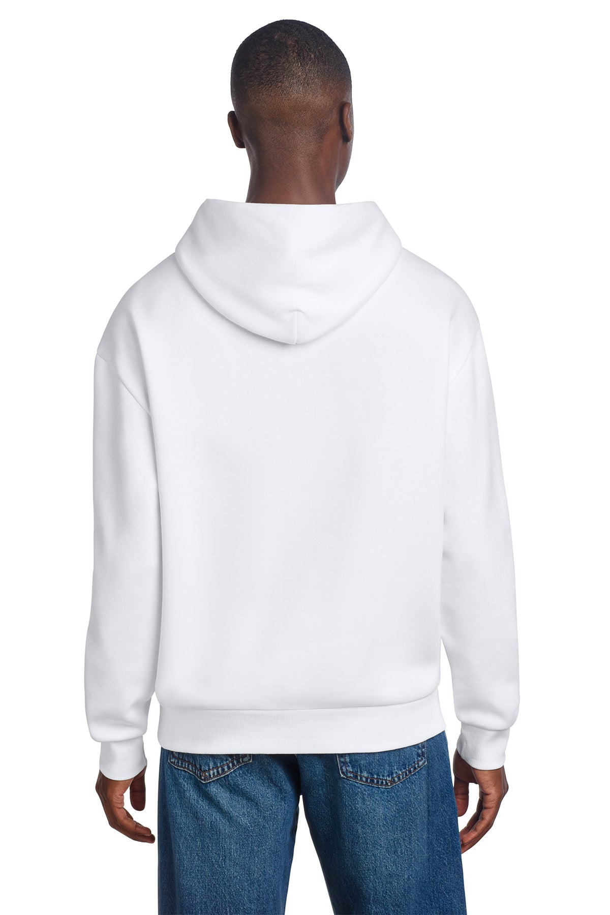 District V.I.T. Heavyweight Custom Fleece Hoodies, White